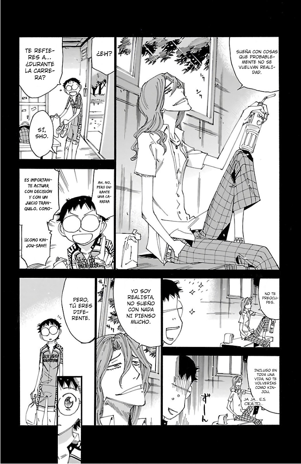 Yowamushi Pedal Capitulo 492: ¡¡Las tres personas a la cabeza!! página 12