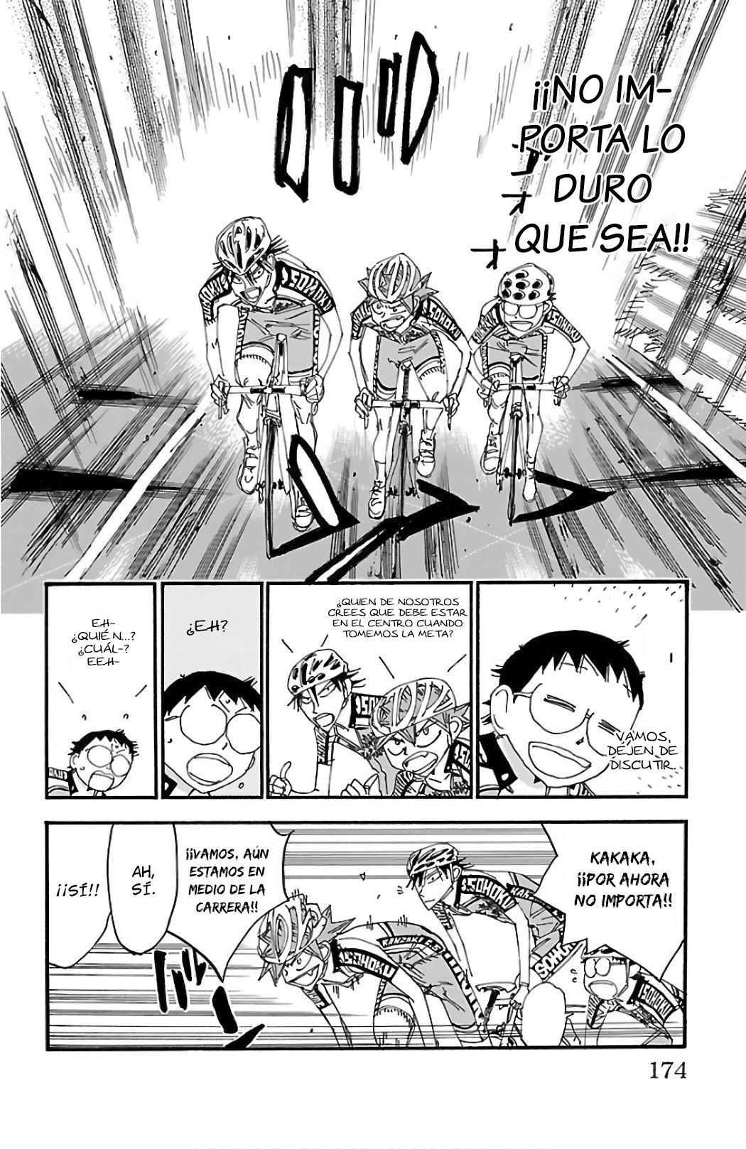 Yowamushi Pedal Capitulo 492: ¡¡Las tres personas a la cabeza!! página 16
