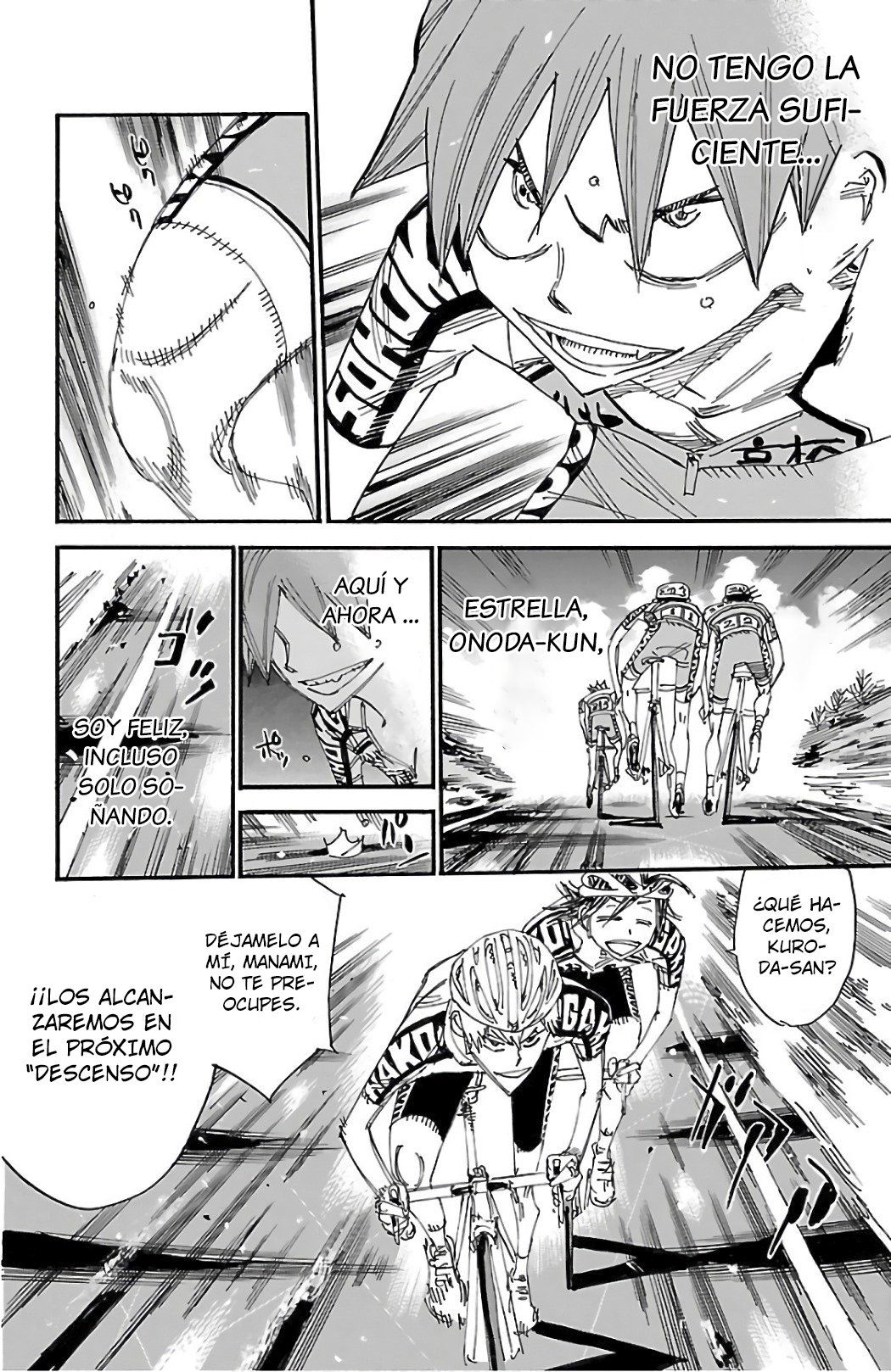 Yowamushi Pedal Capitulo 492: ¡¡Las tres personas a la cabeza!! página 18