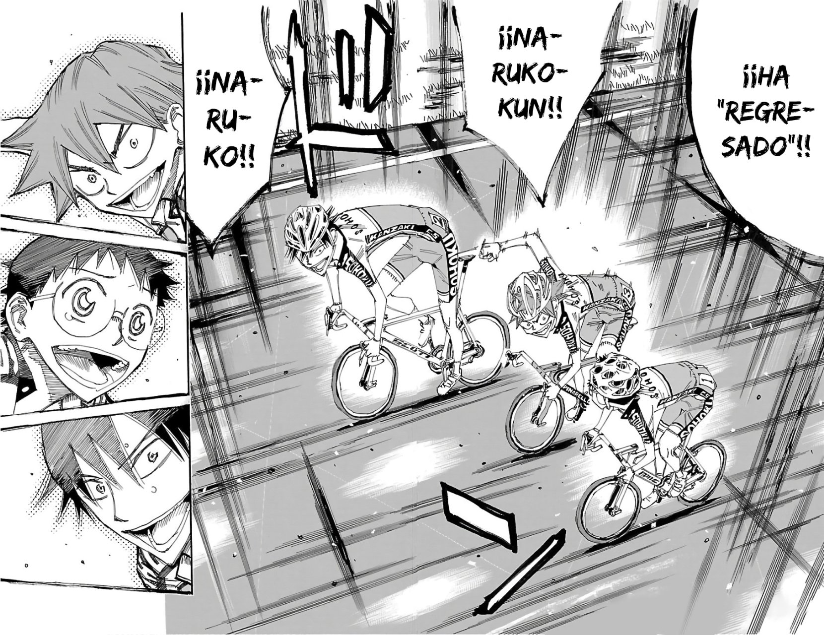 Yowamushi Pedal Capitulo 492: ¡¡Las tres personas a la cabeza!! página 5