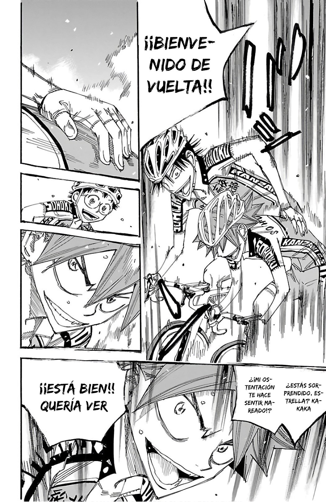 Yowamushi Pedal Capitulo 492: ¡¡Las tres personas a la cabeza!! página 6