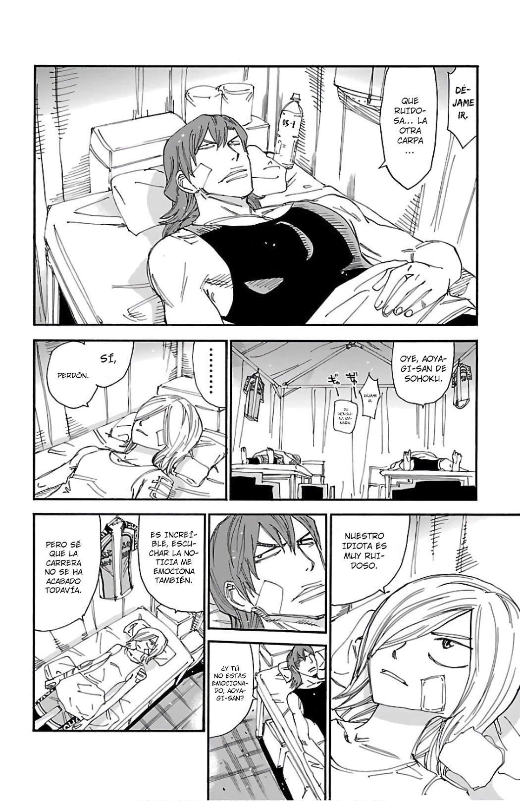 Yowamushi Pedal Capitulo 493: La persecución de los últimos 7Km página 14