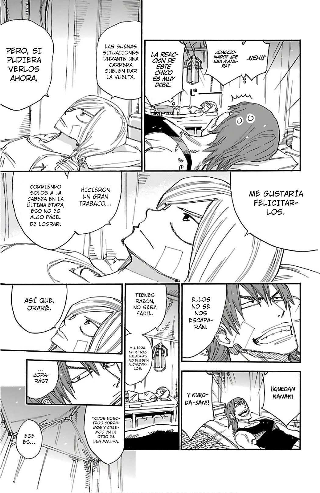 Yowamushi Pedal Capitulo 493: La persecución de los últimos 7Km página 15