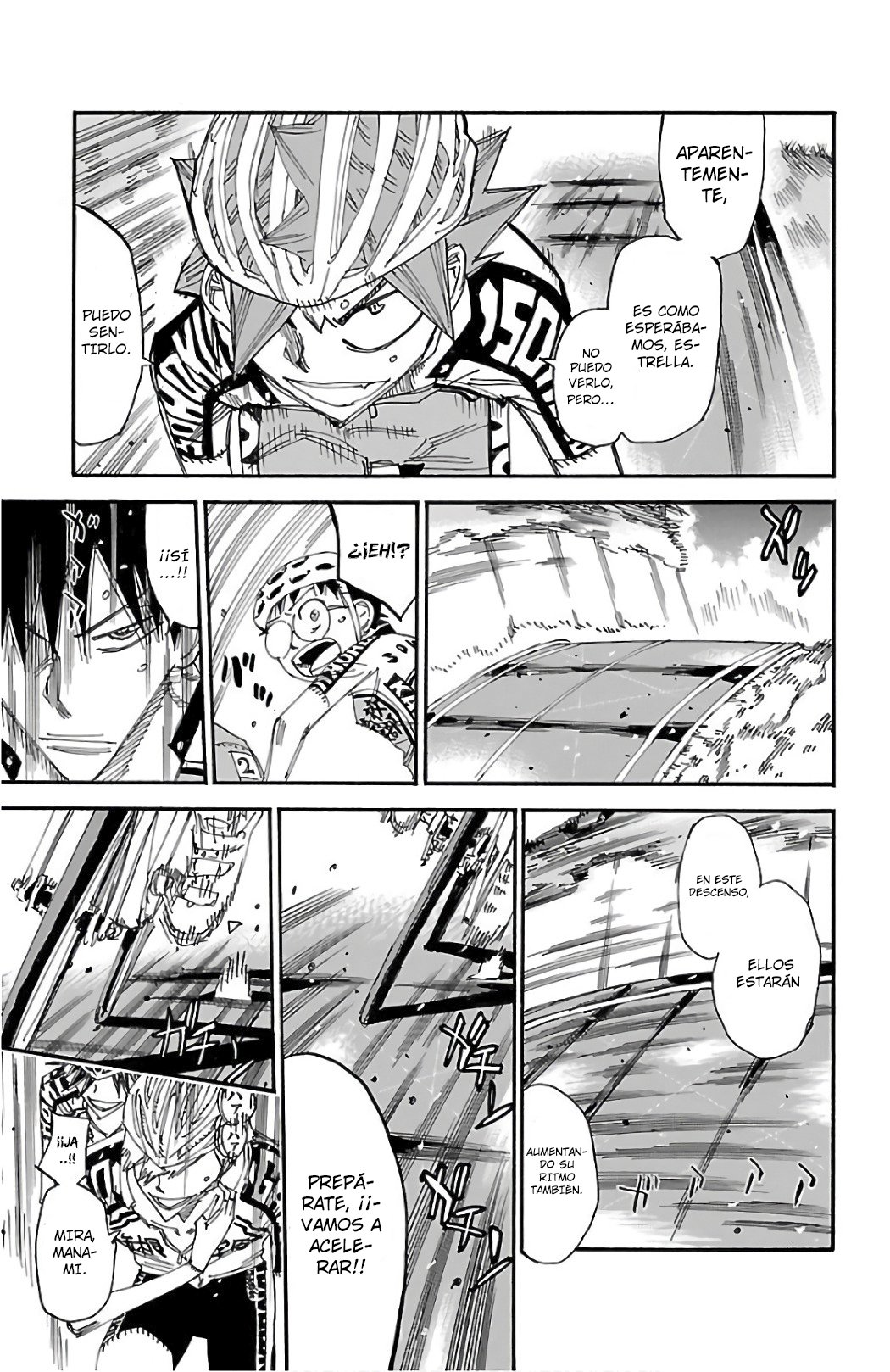 Yowamushi Pedal Capitulo 493: La persecución de los últimos 7Km página 17