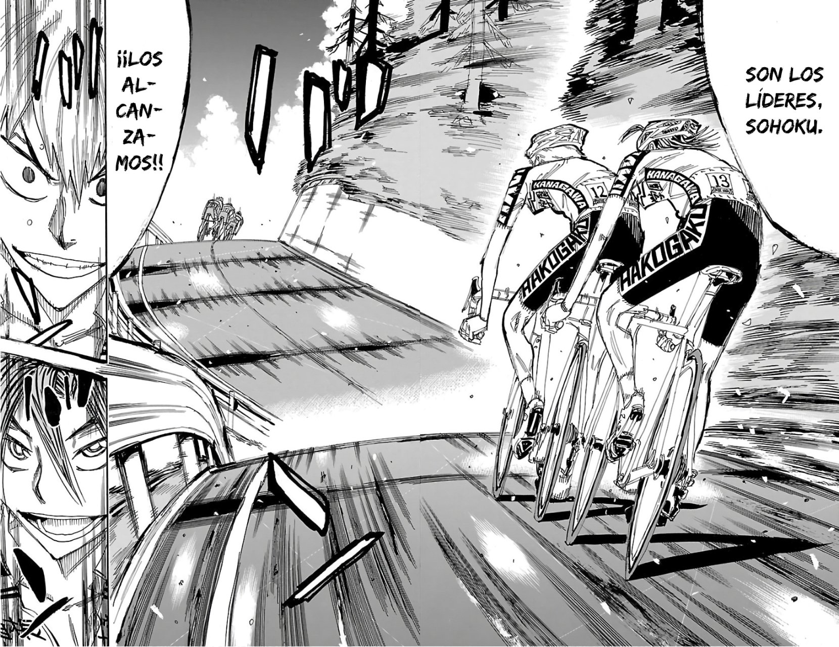 Yowamushi Pedal Capitulo 493: La persecución de los últimos 7Km página 18