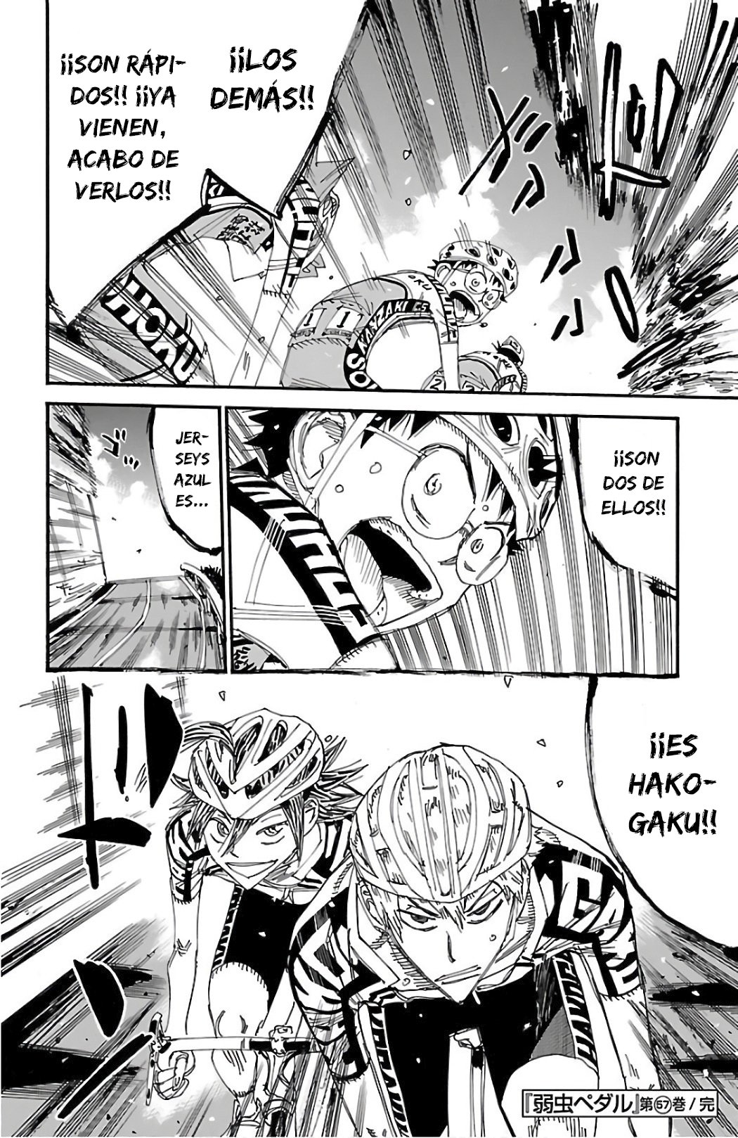 Yowamushi Pedal Capitulo 493: La persecución de los últimos 7Km página 19