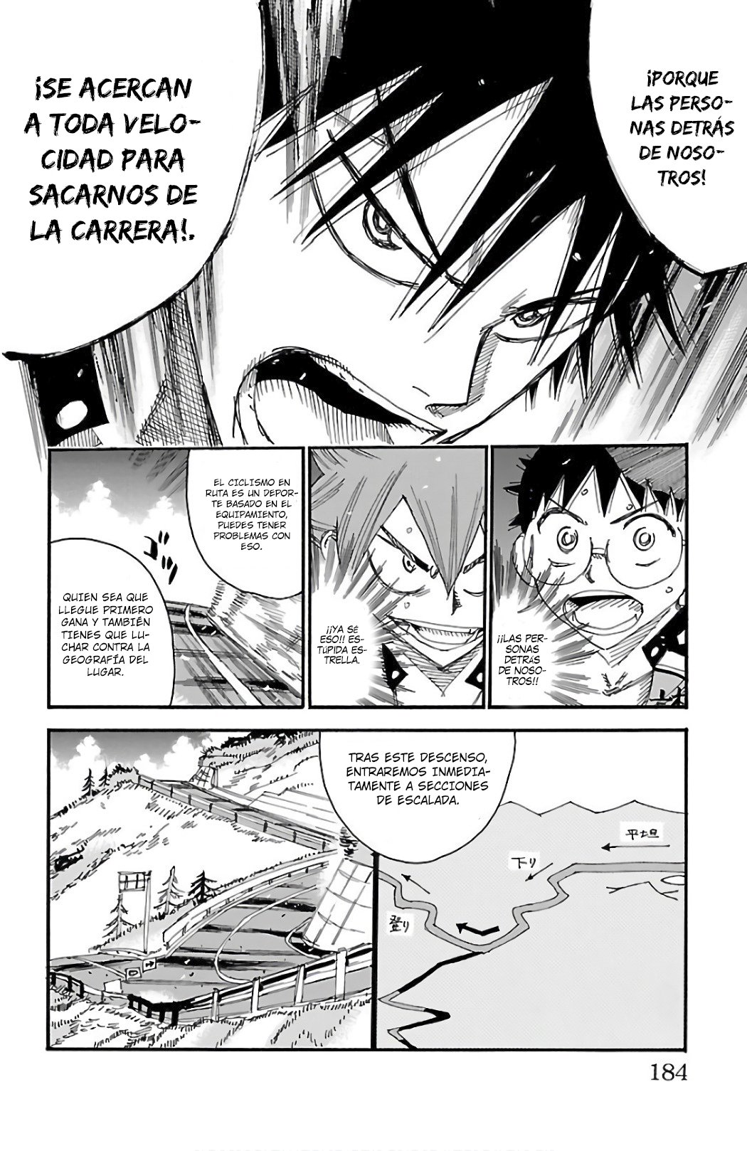 Yowamushi Pedal Capitulo 493: La persecución de los últimos 7Km página 8