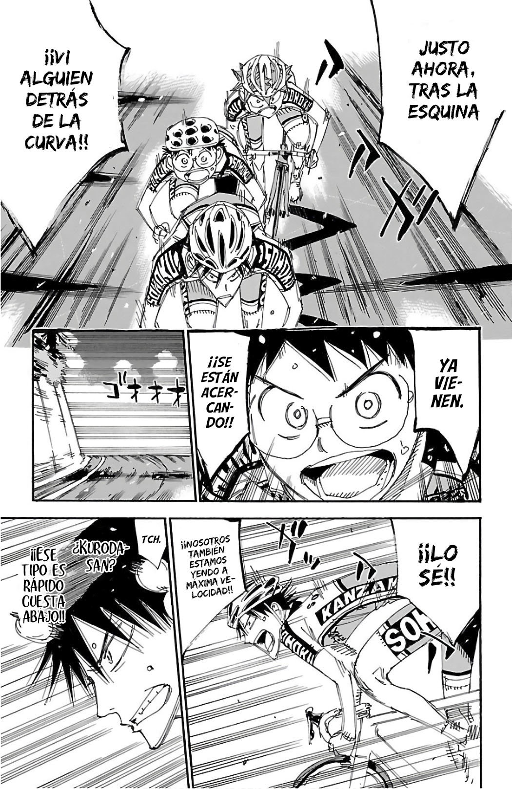 Yowamushi Pedal Capitulo 494: ¡Batalla! ¡¡Cuesta abajo!! página 11
