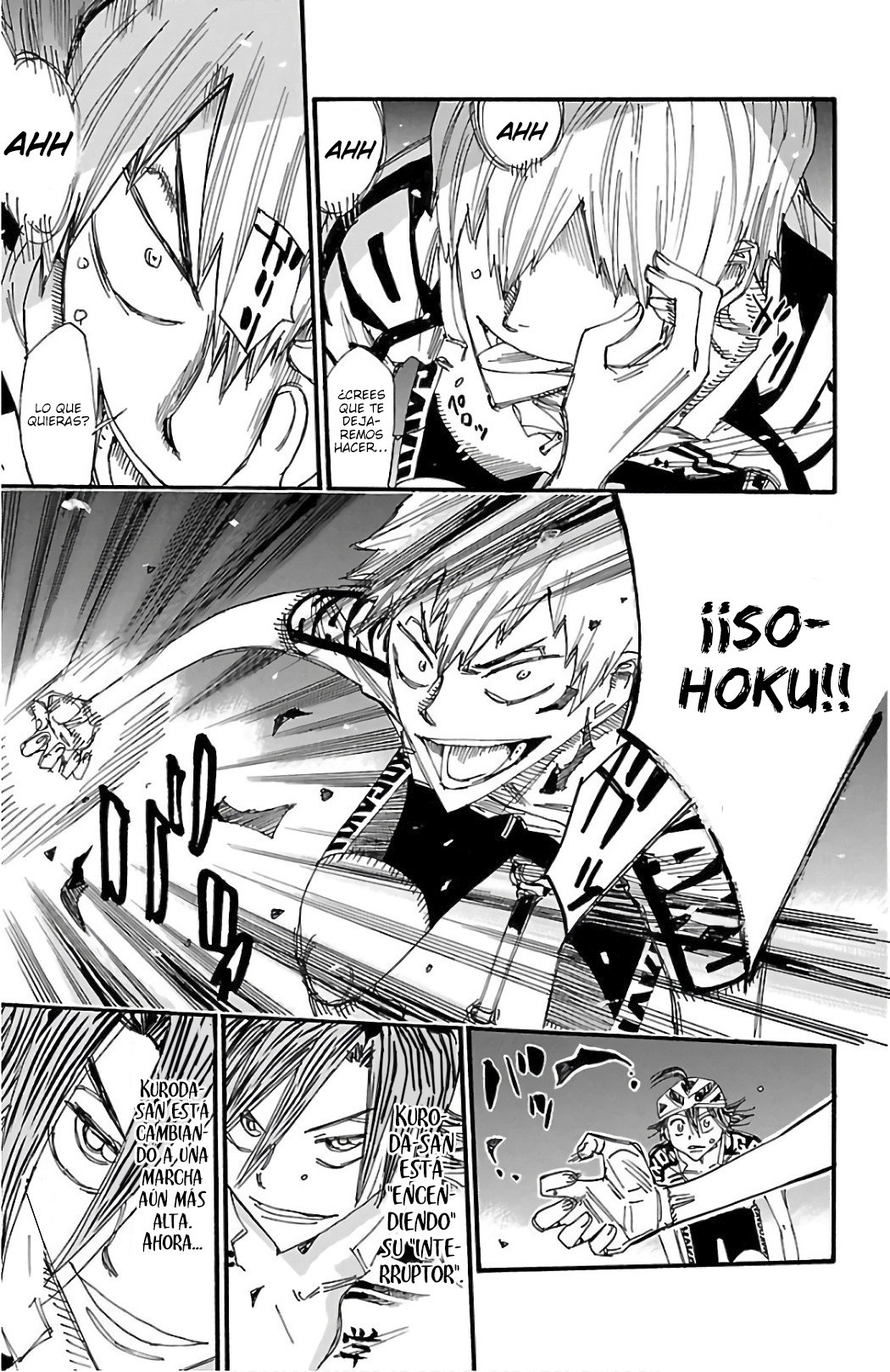 Yowamushi Pedal Capitulo 494: ¡Batalla! ¡¡Cuesta abajo!! página 13