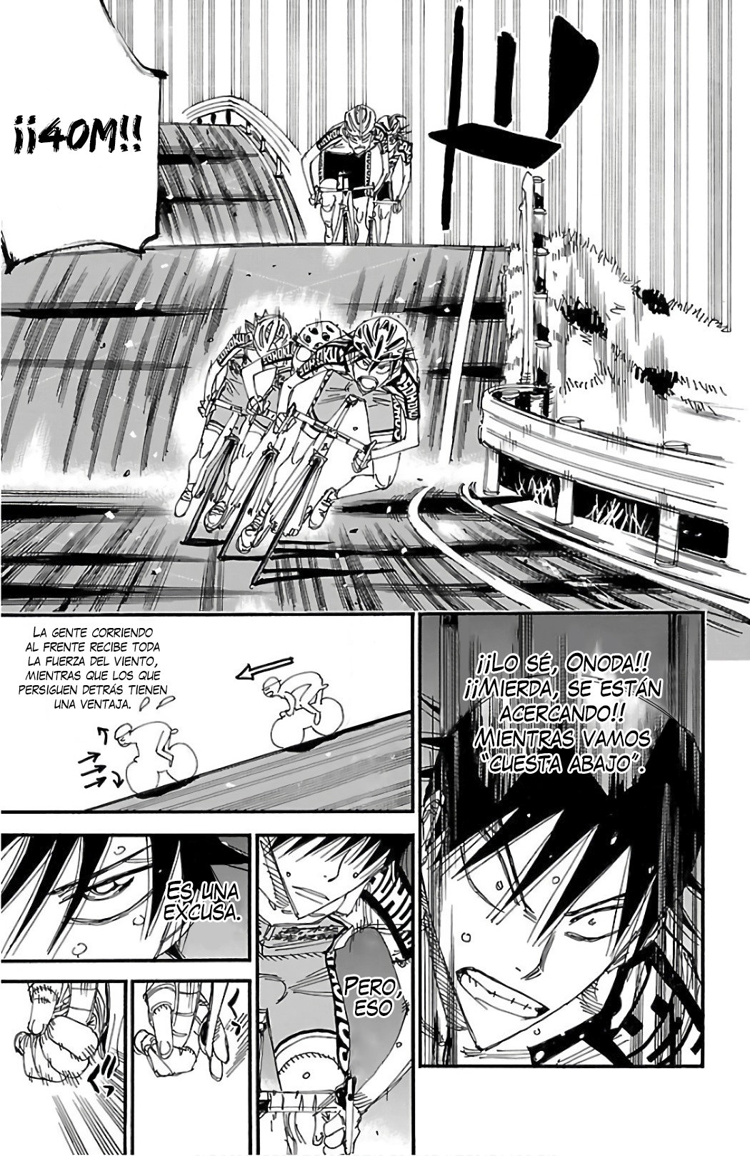 Yowamushi Pedal Capitulo 494: ¡Batalla! ¡¡Cuesta abajo!! página 16