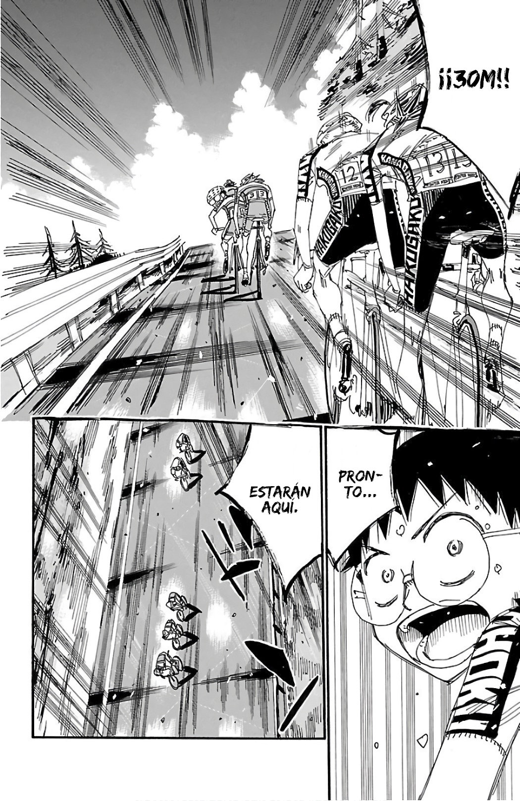 Yowamushi Pedal Capitulo 494: ¡Batalla! ¡¡Cuesta abajo!! página 17
