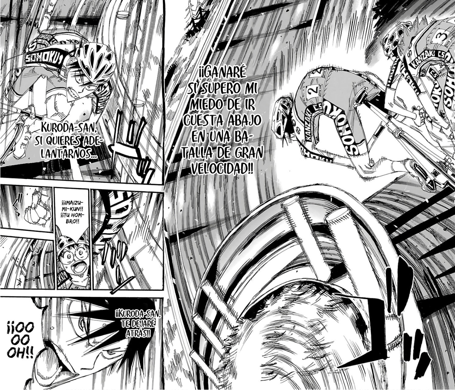Yowamushi Pedal Capitulo 494: ¡Batalla! ¡¡Cuesta abajo!! página 19