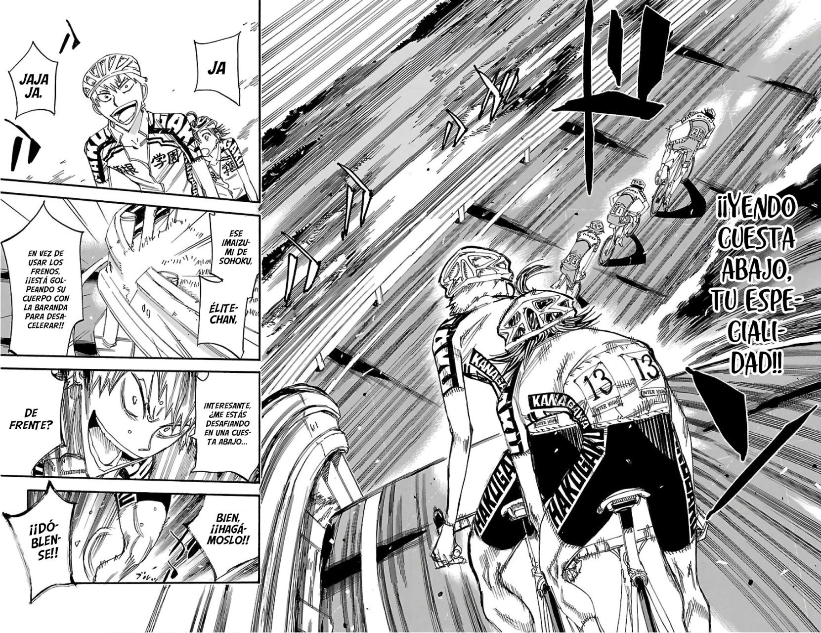 Yowamushi Pedal Capitulo 494: ¡Batalla! ¡¡Cuesta abajo!! página 20