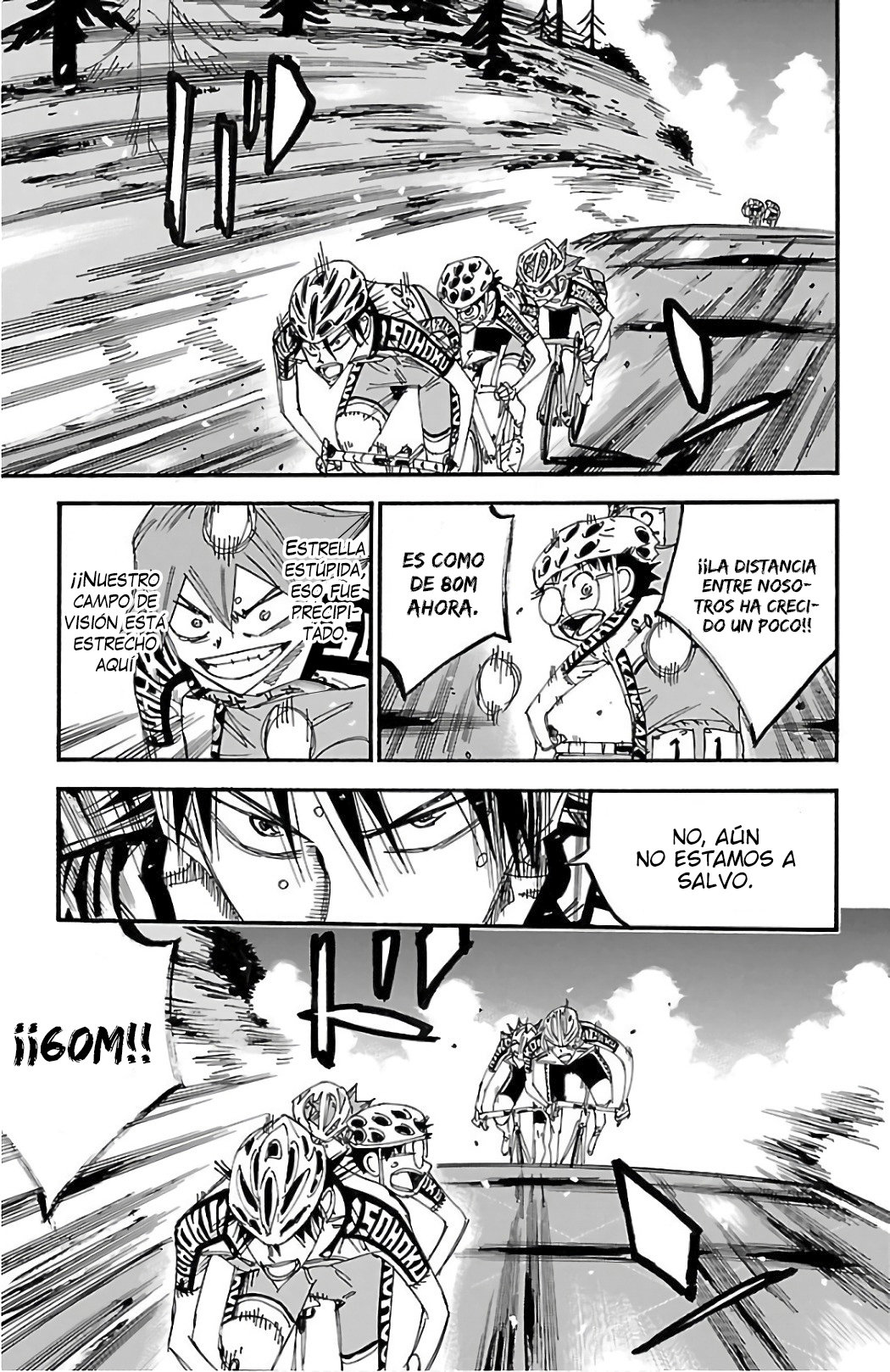 Yowamushi Pedal Capitulo 494: ¡Batalla! ¡¡Cuesta abajo!! página 22