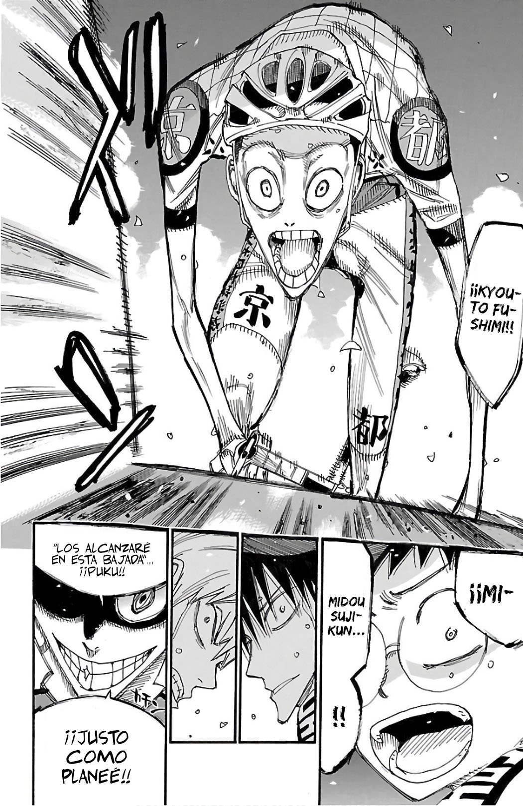 Yowamushi Pedal Capitulo 494: ¡Batalla! ¡¡Cuesta abajo!! página 27