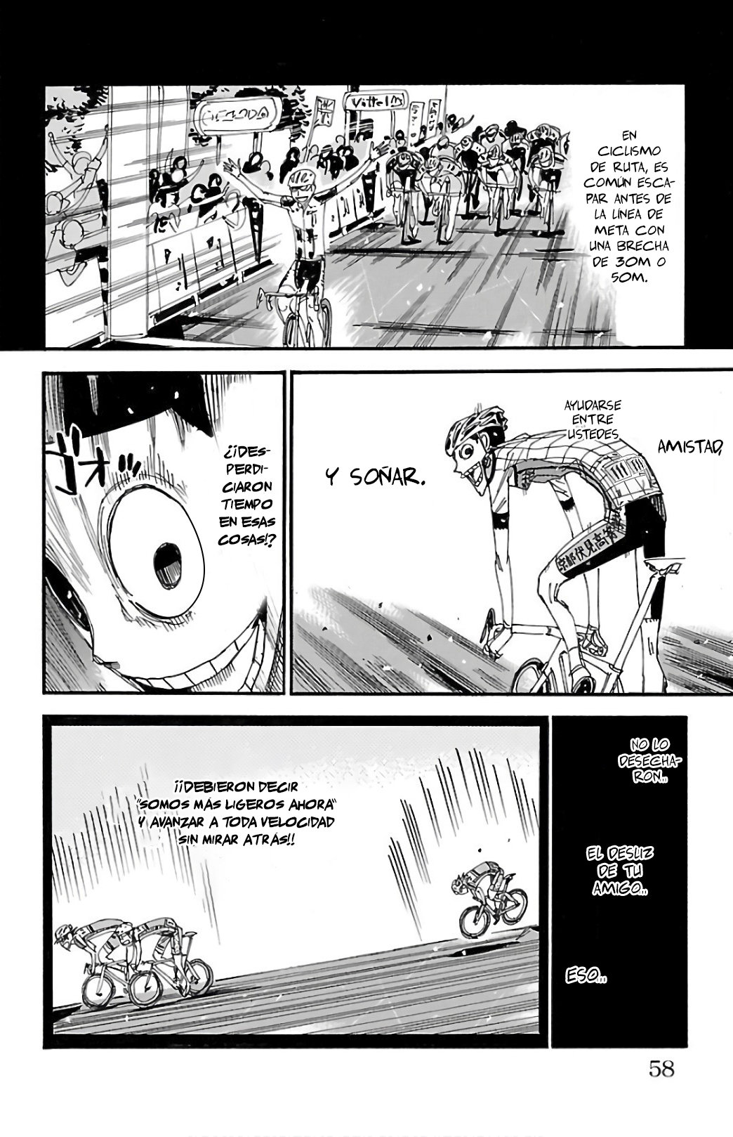 Yowamushi Pedal Capitulo 496: Los 200m robados página 11