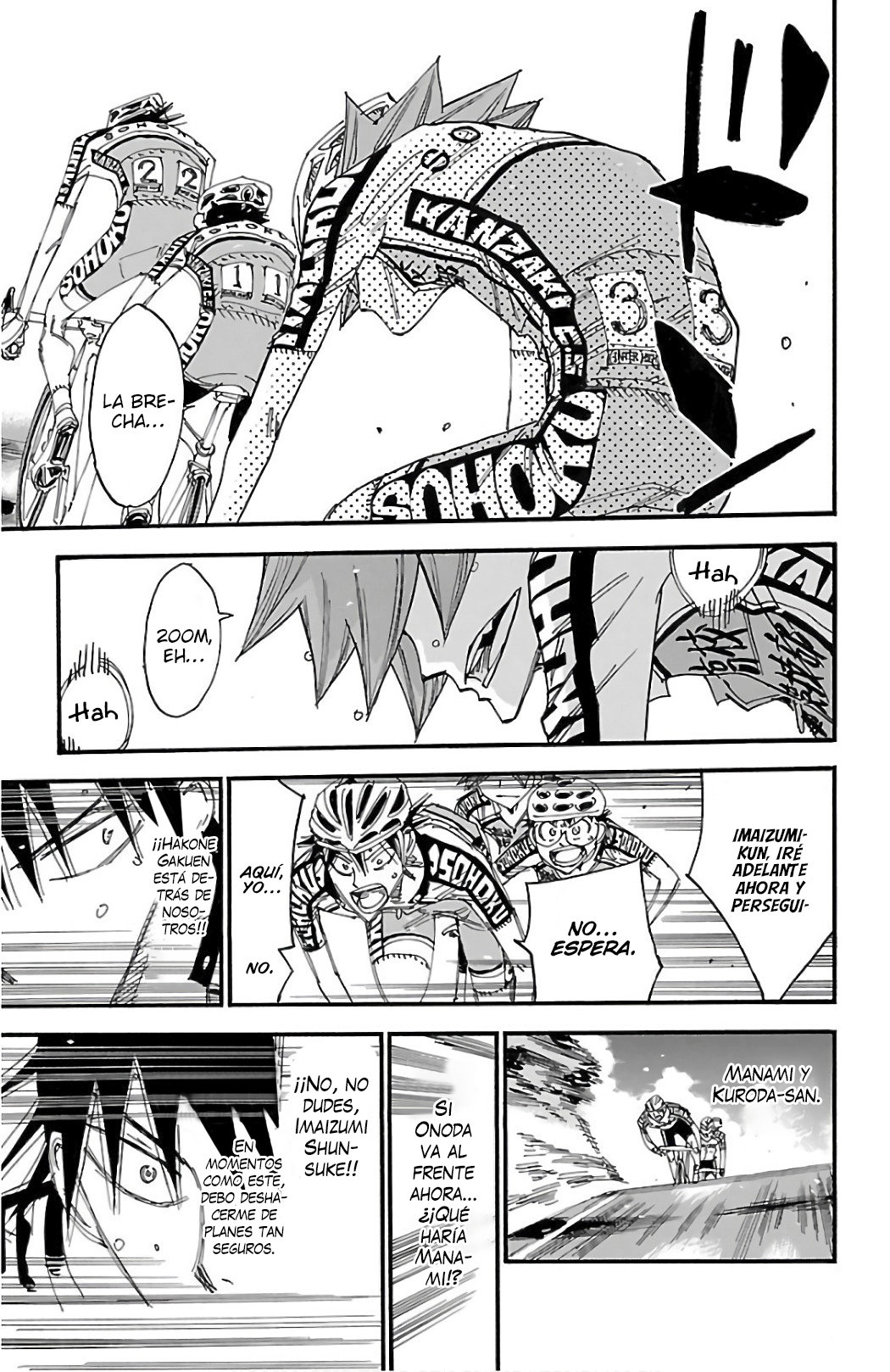 Yowamushi Pedal Capitulo 496: Los 200m robados página 12