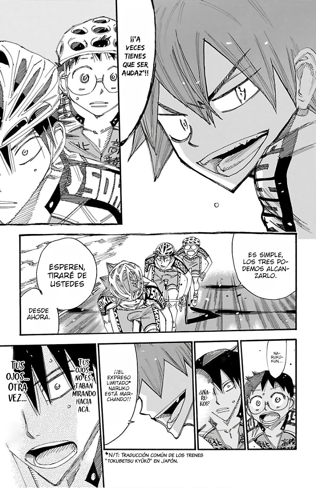 Yowamushi Pedal Capitulo 496: Los 200m robados página 14