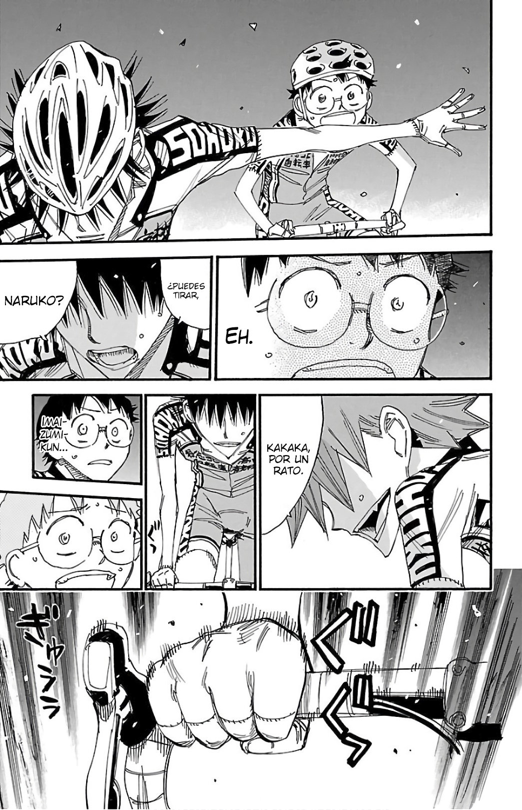 Yowamushi Pedal Capitulo 496: Los 200m robados página 16