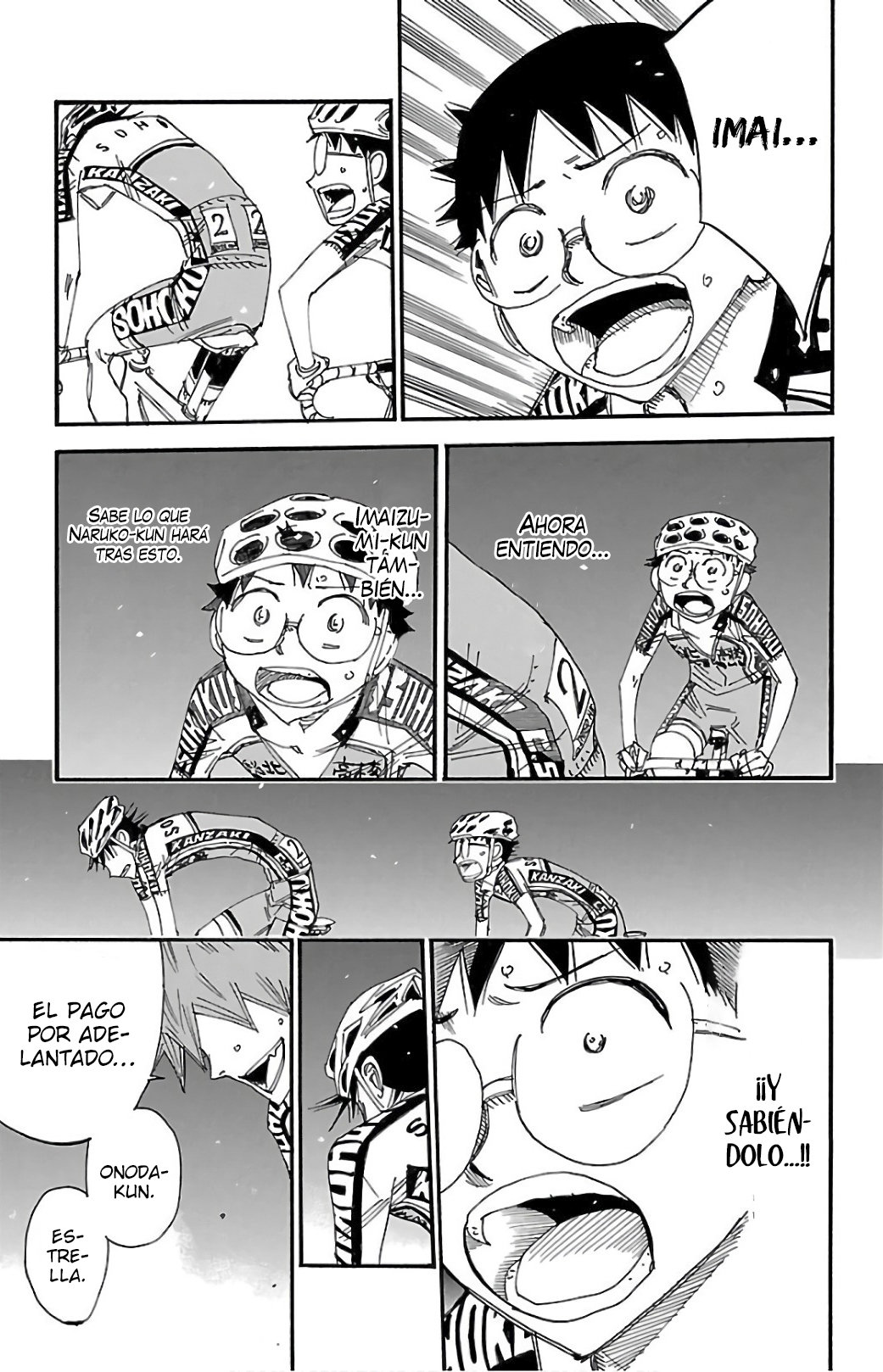 Yowamushi Pedal Capitulo 496: Los 200m robados página 18