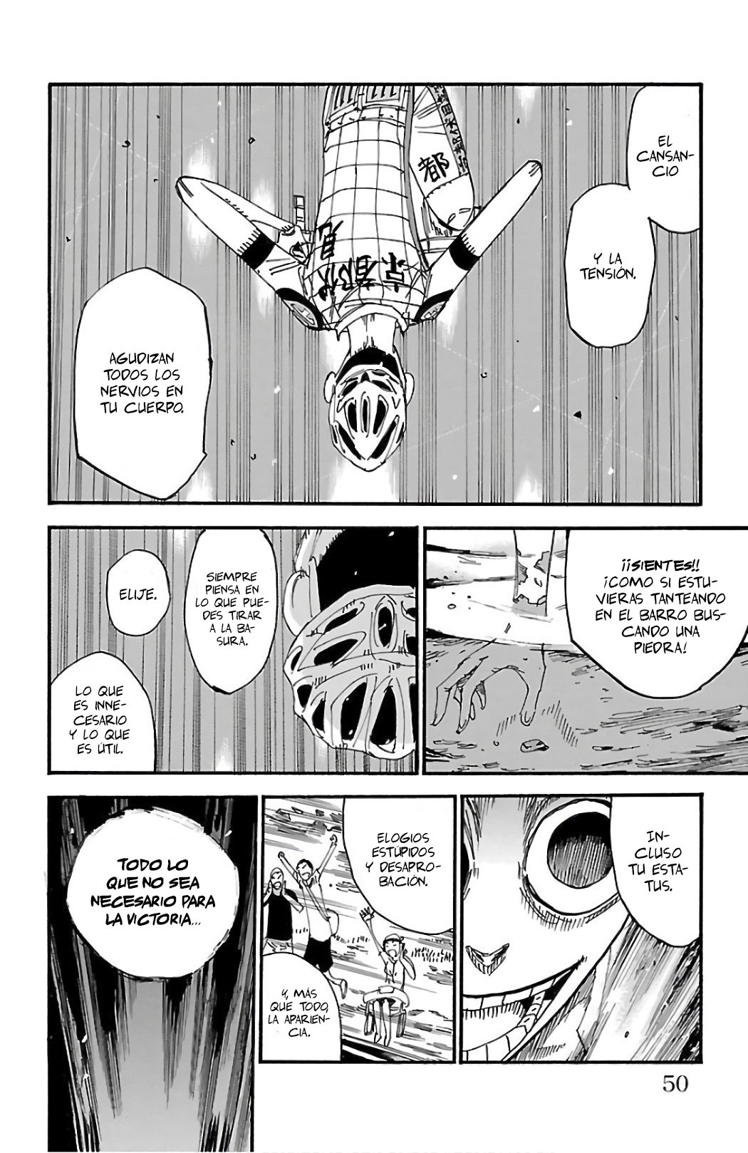 Yowamushi Pedal Capitulo 496: Los 200m robados página 4