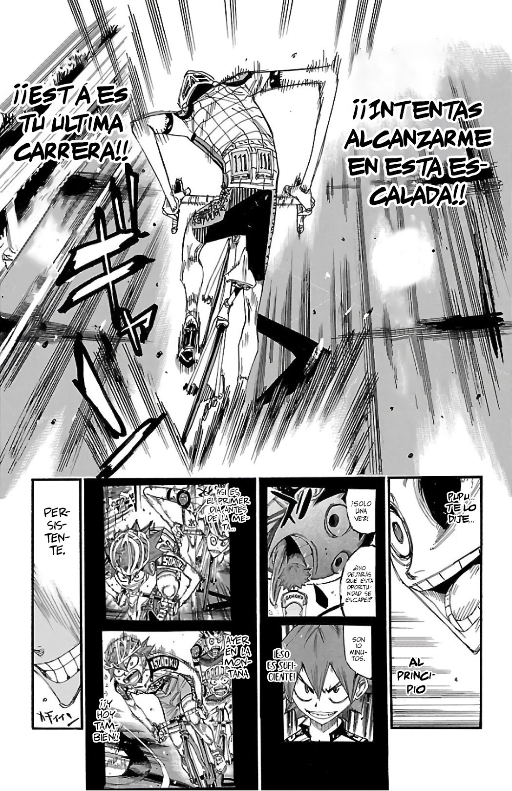 Yowamushi Pedal Capitulo 497: ¡¡El expreso limitado Naruko!! página 10