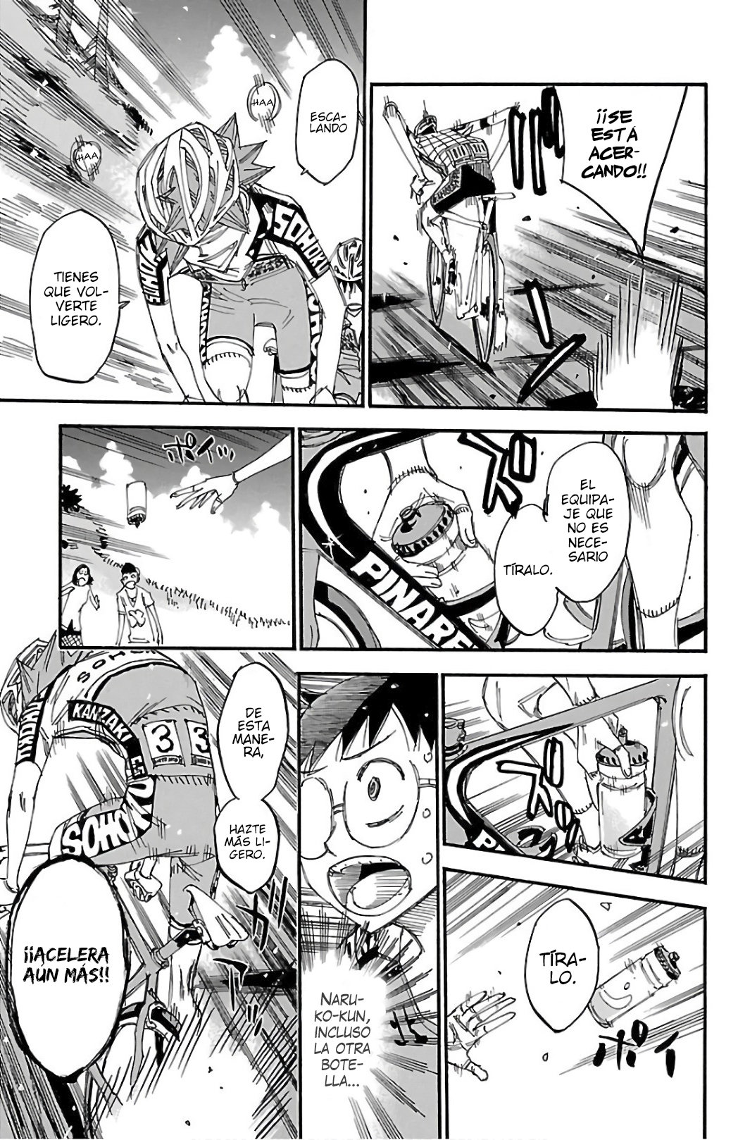 Yowamushi Pedal Capitulo 497: ¡¡El expreso limitado Naruko!! página 14