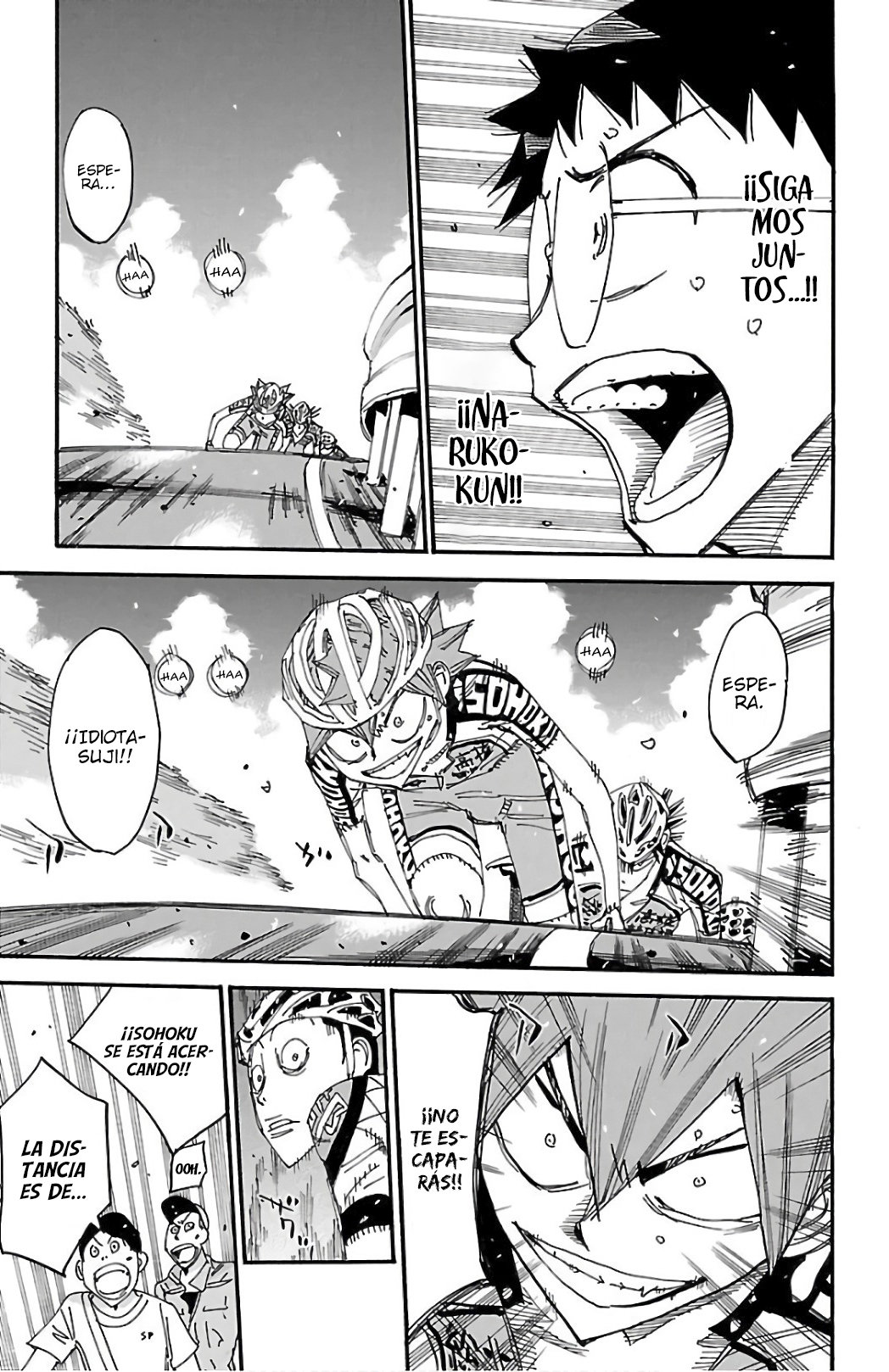 Yowamushi Pedal Capitulo 497: ¡¡El expreso limitado Naruko!! página 16