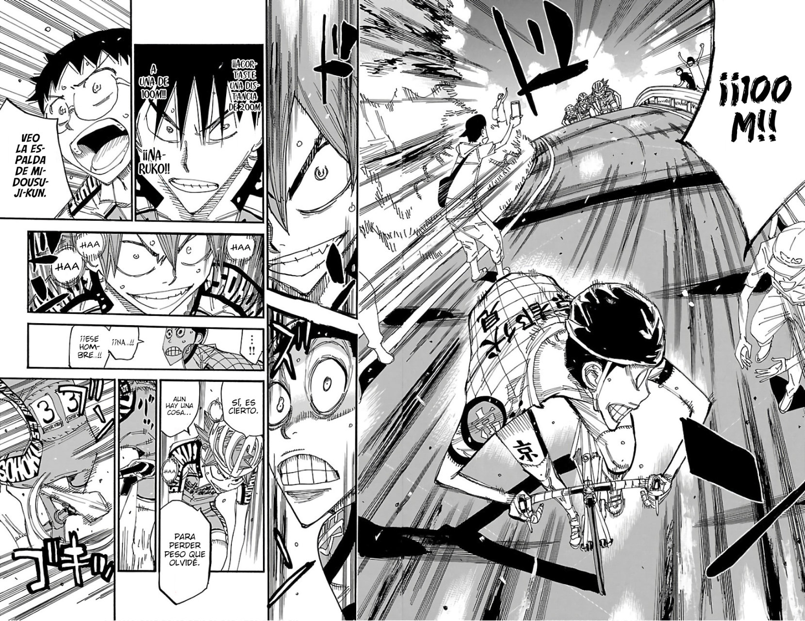 Yowamushi Pedal Capitulo 497: ¡¡El expreso limitado Naruko!! página 17