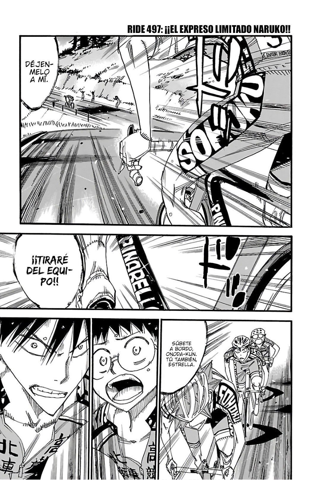 Yowamushi Pedal Capitulo 497: ¡¡El expreso limitado Naruko!! página 2