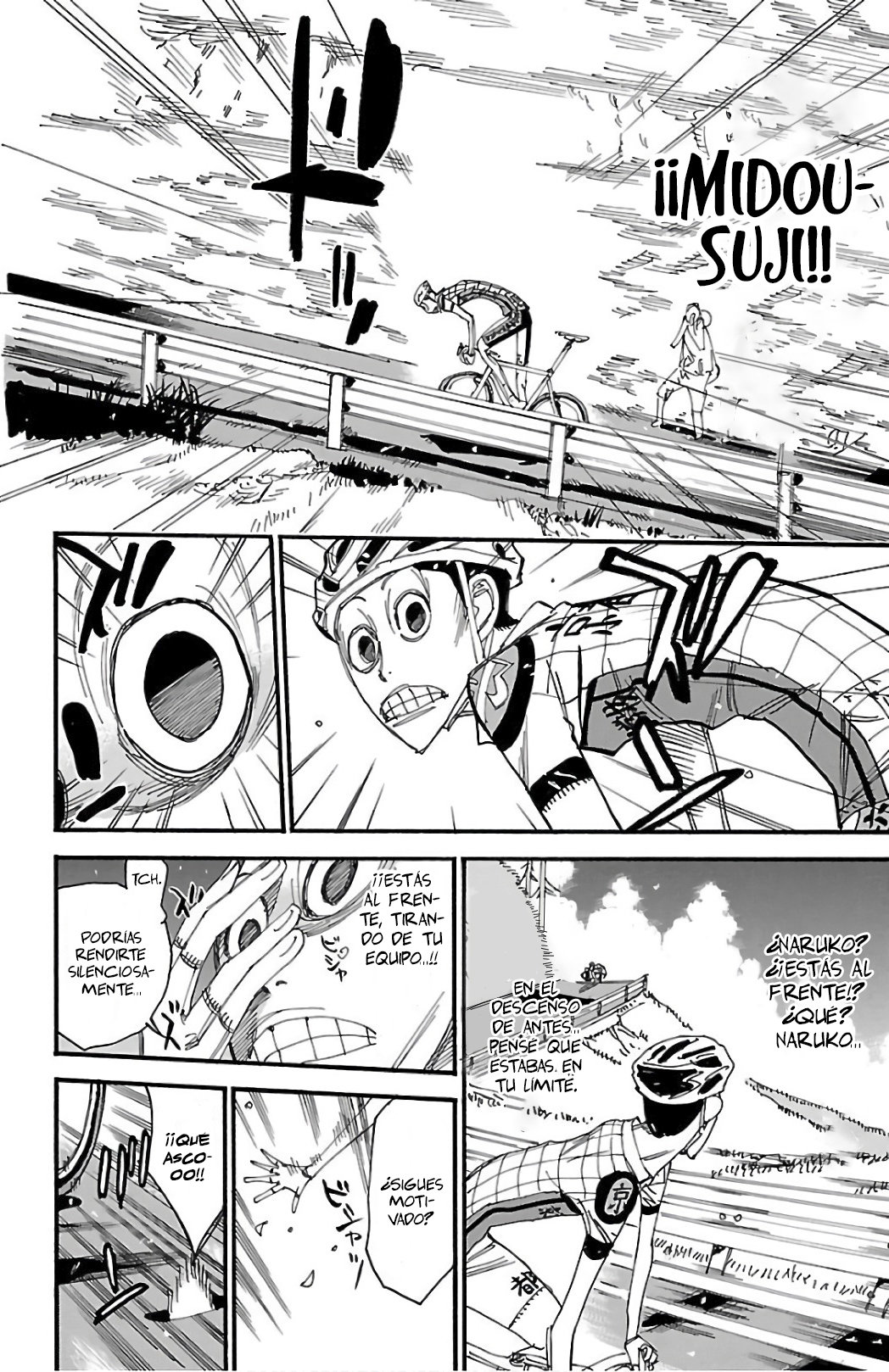 Yowamushi Pedal Capitulo 497: ¡¡El expreso limitado Naruko!! página 9