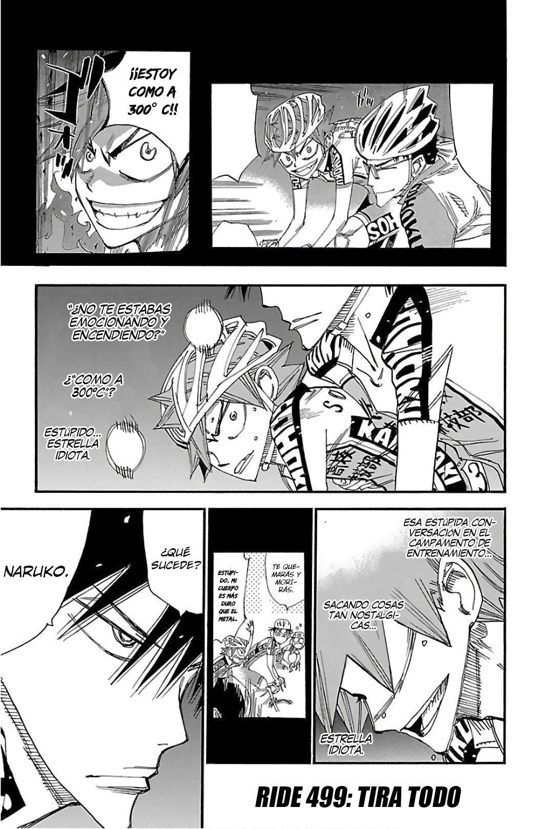 Yowamushi Pedal Capitulo 499: Tira todo página 2