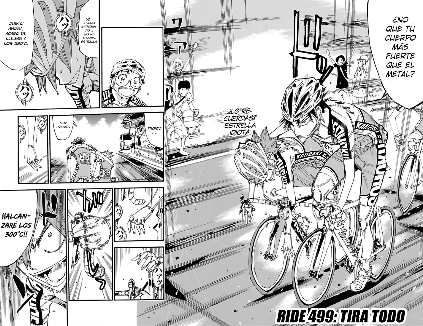 Yowamushi Pedal Capitulo 499: Tira todo página 3