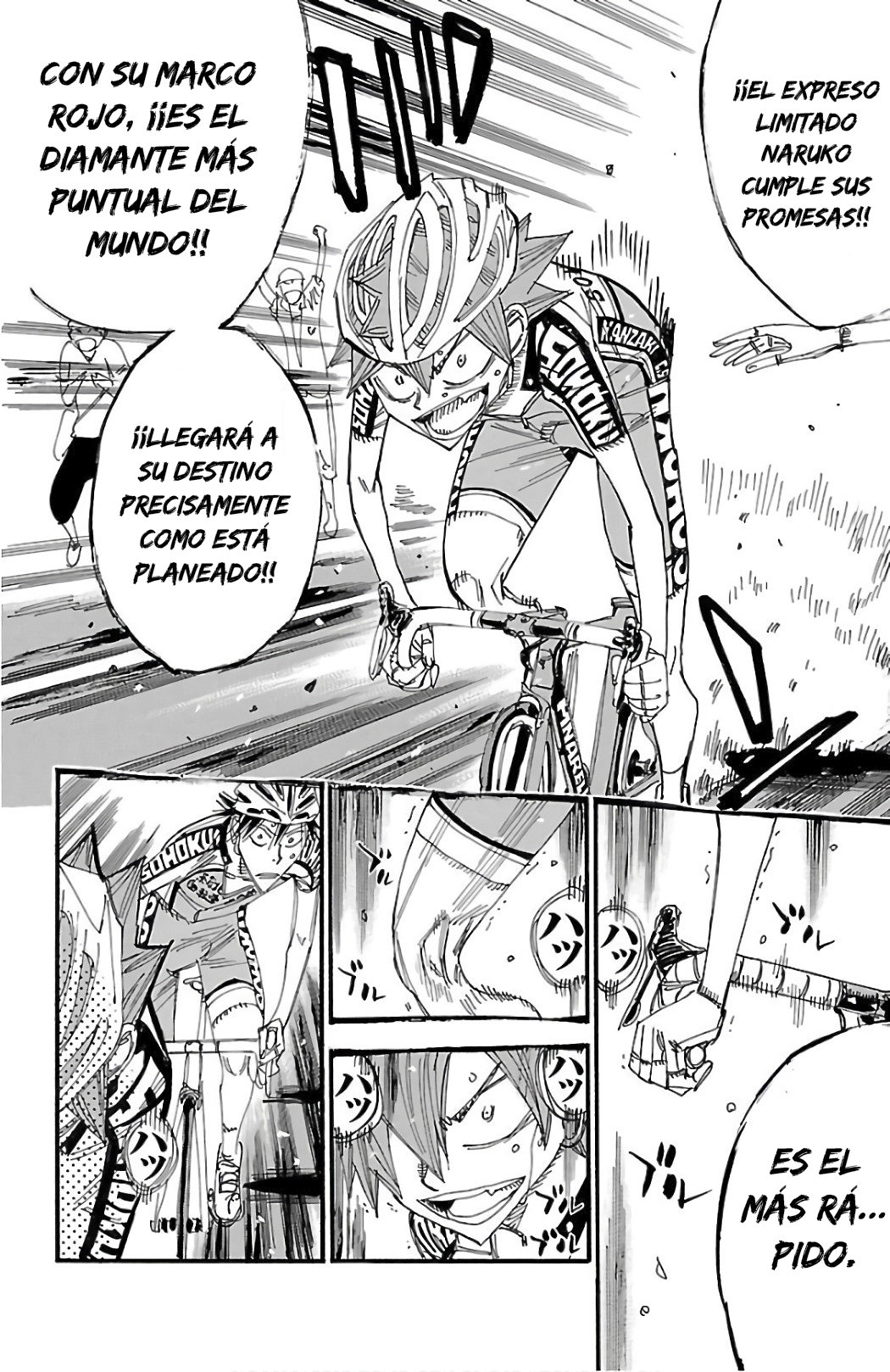 Yowamushi Pedal Capitulo 499: Tira todo página 6