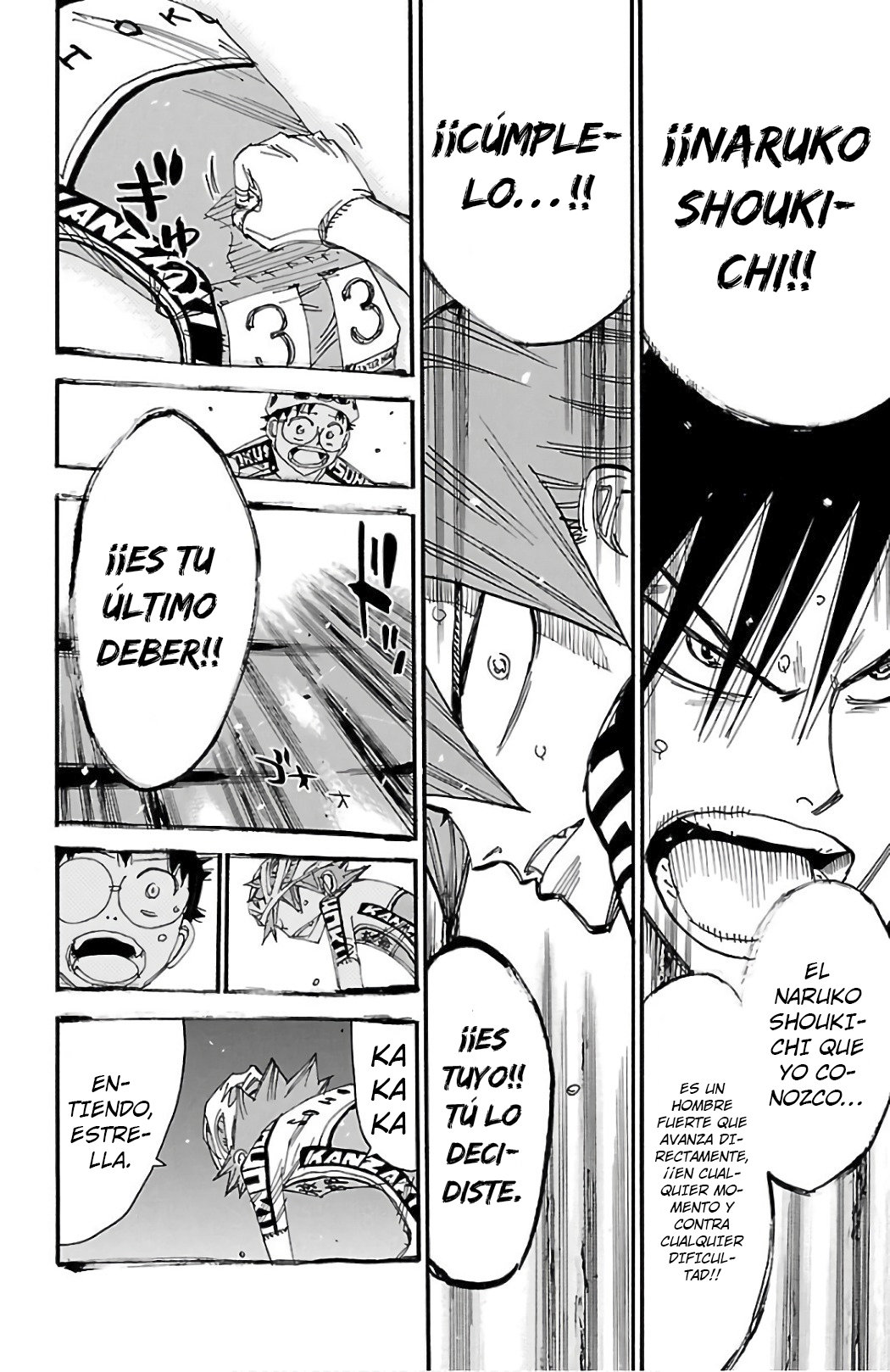 Yowamushi Pedal Capitulo 499: Tira todo página 8