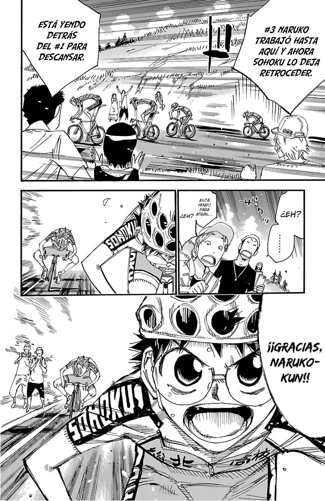 Yowamushi Pedal Capitulo 500: Naruko Shoukichi página 10