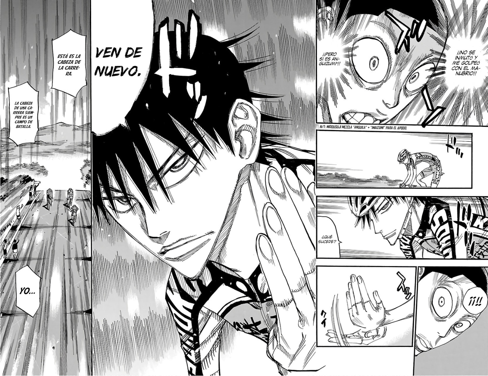 Yowamushi Pedal Capitulo 501: Aquellos que apuntan a la meta página 8