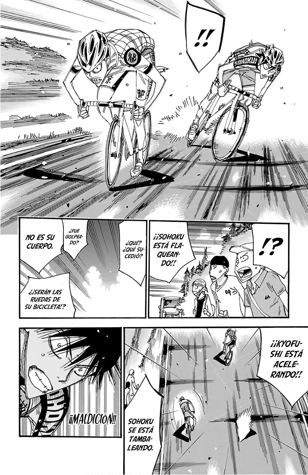 Yowamushi Pedal Capitulo 502: Midousuji contra Imaizumi página 12