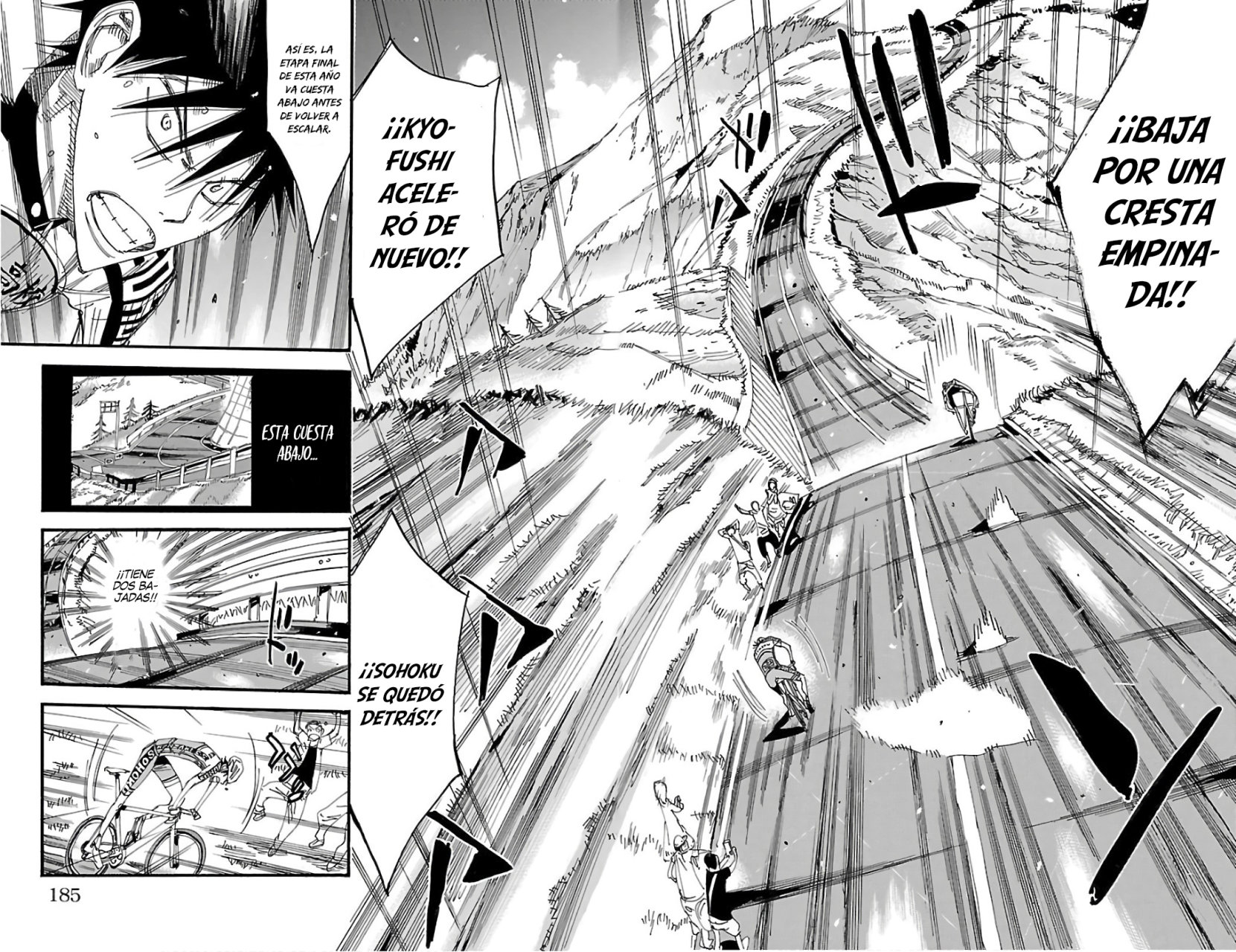 Yowamushi Pedal Capitulo 502: Midousuji contra Imaizumi página 14