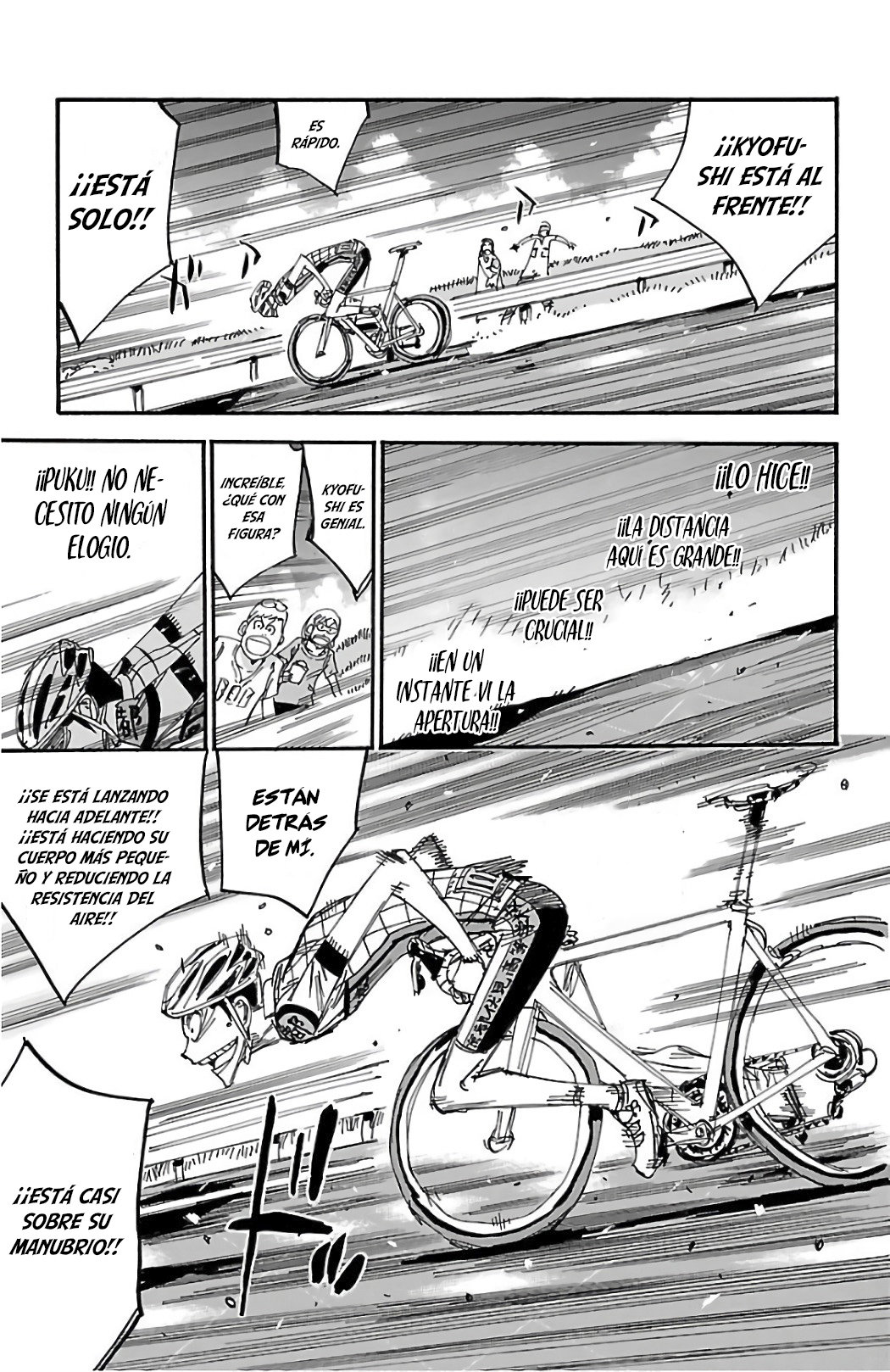 Yowamushi Pedal Capitulo 502: Midousuji contra Imaizumi página 16
