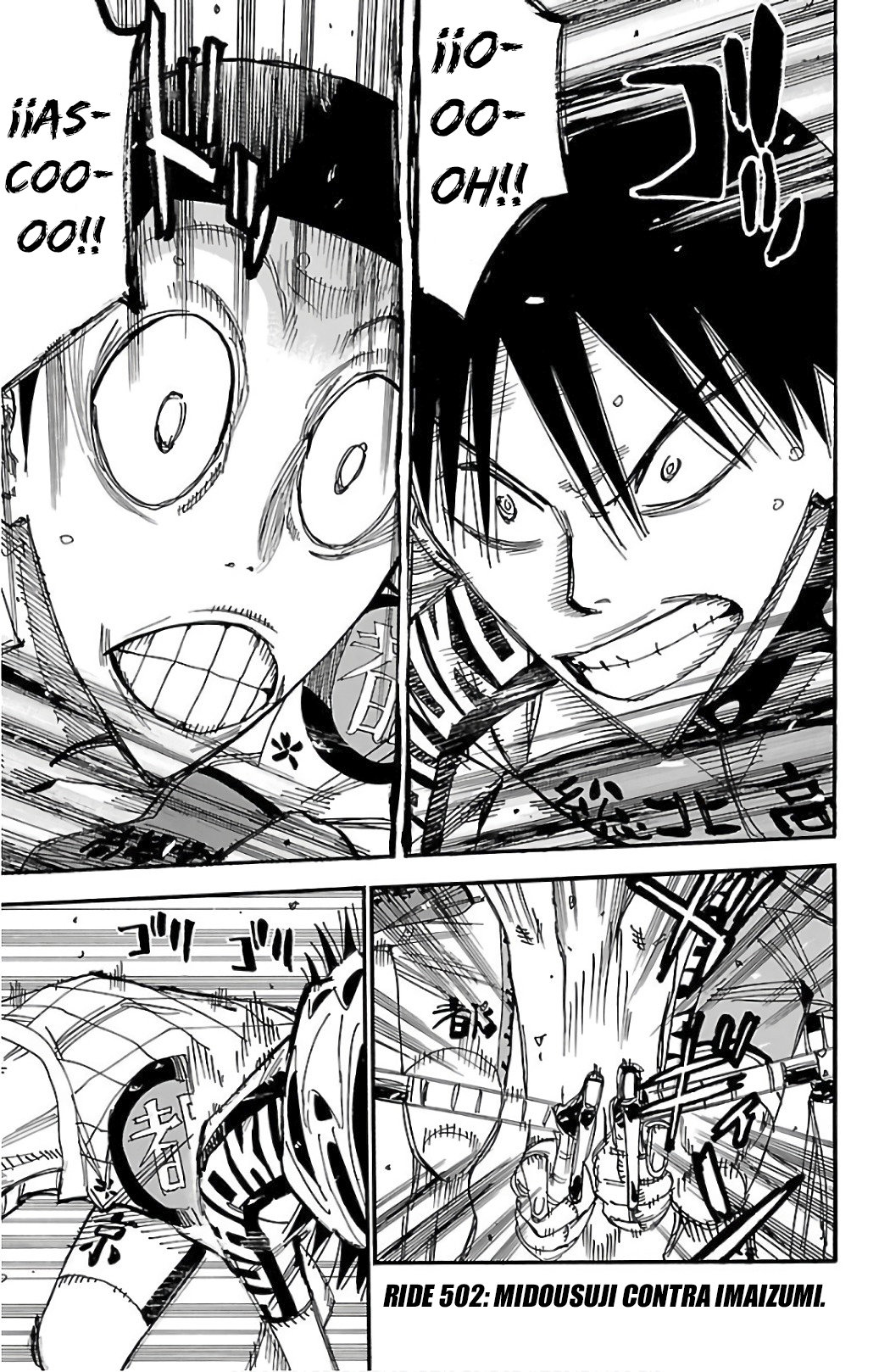 Yowamushi Pedal Capitulo 502: Midousuji contra Imaizumi página 2
