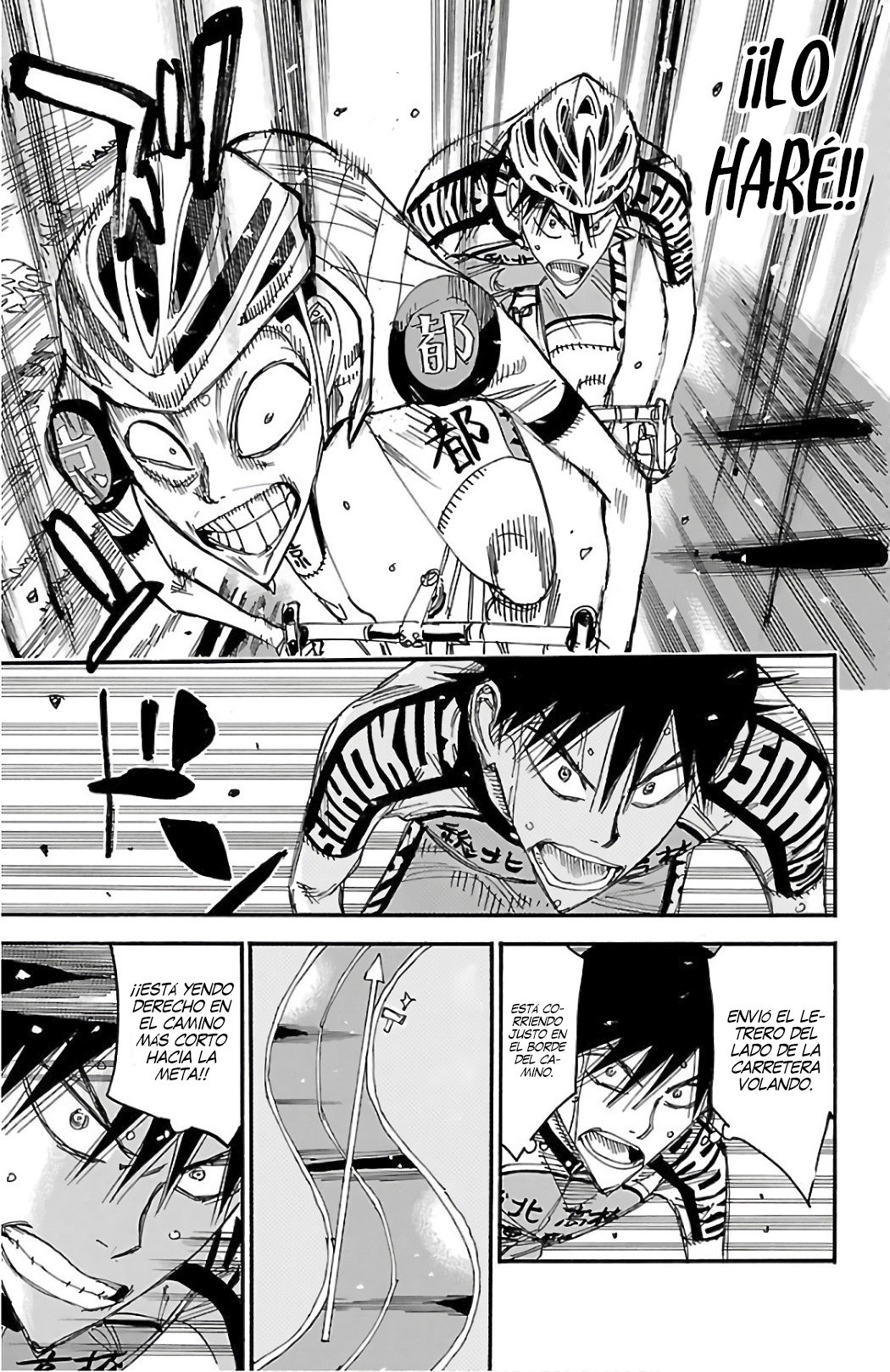 Yowamushi Pedal Capitulo 502: Midousuji contra Imaizumi página 9