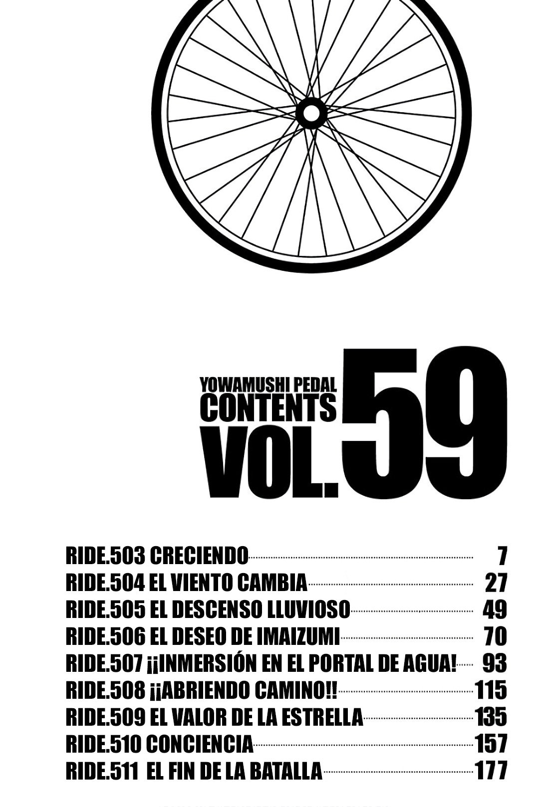 Yowamushi Pedal Capitulo 503: Creciendo página 7