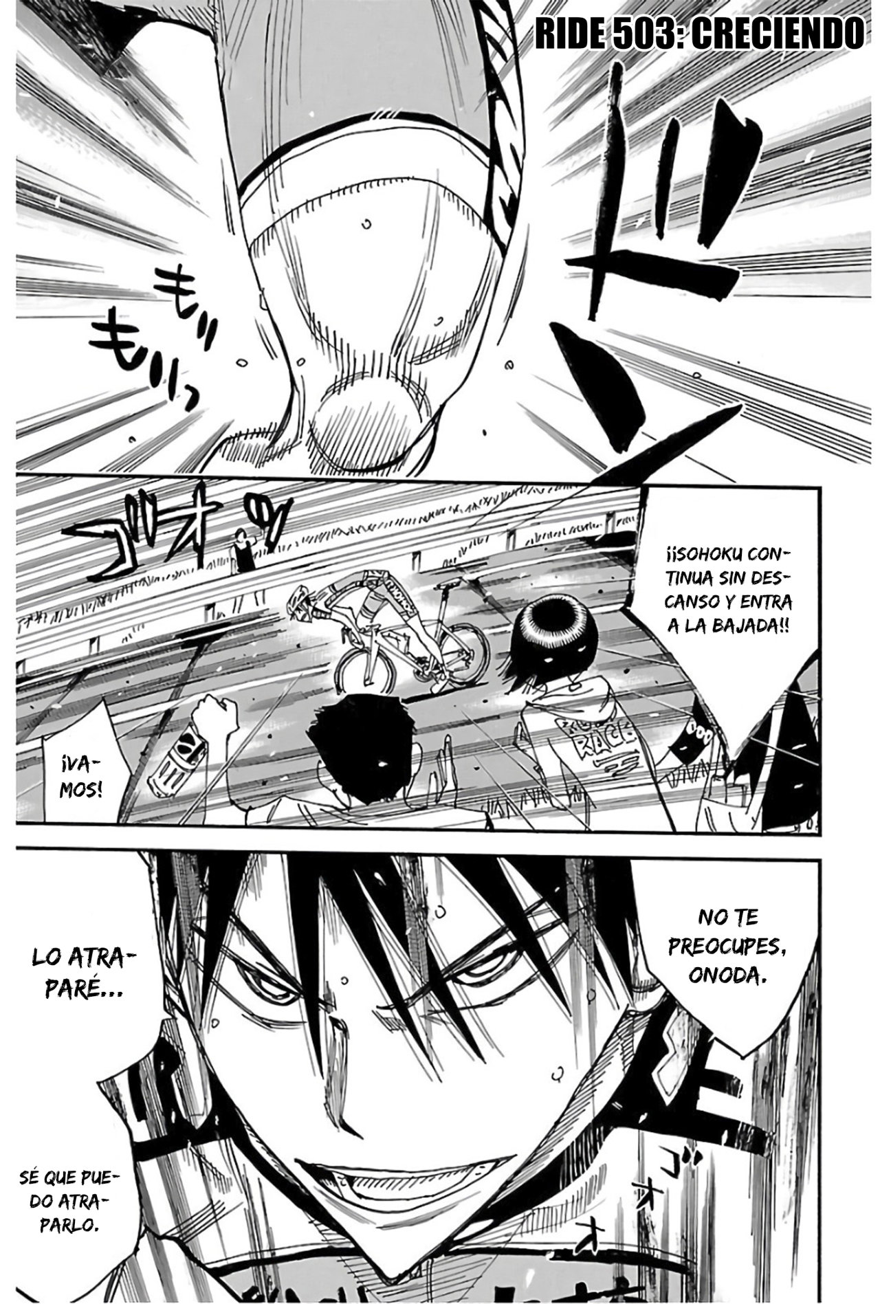 Yowamushi Pedal Capitulo 503: Creciendo página 8