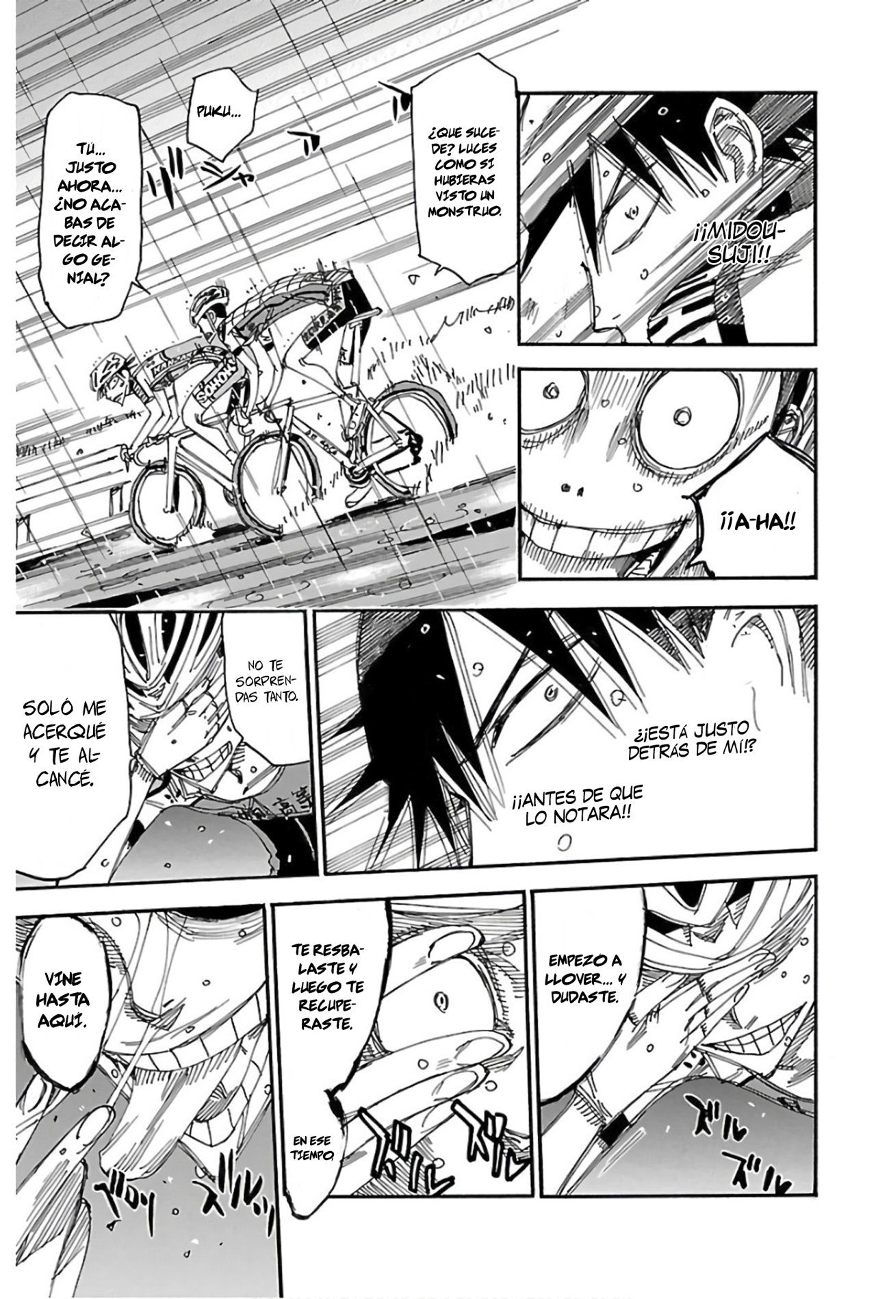 Yowamushi Pedal Capitulo 504: El viento cambia página 13