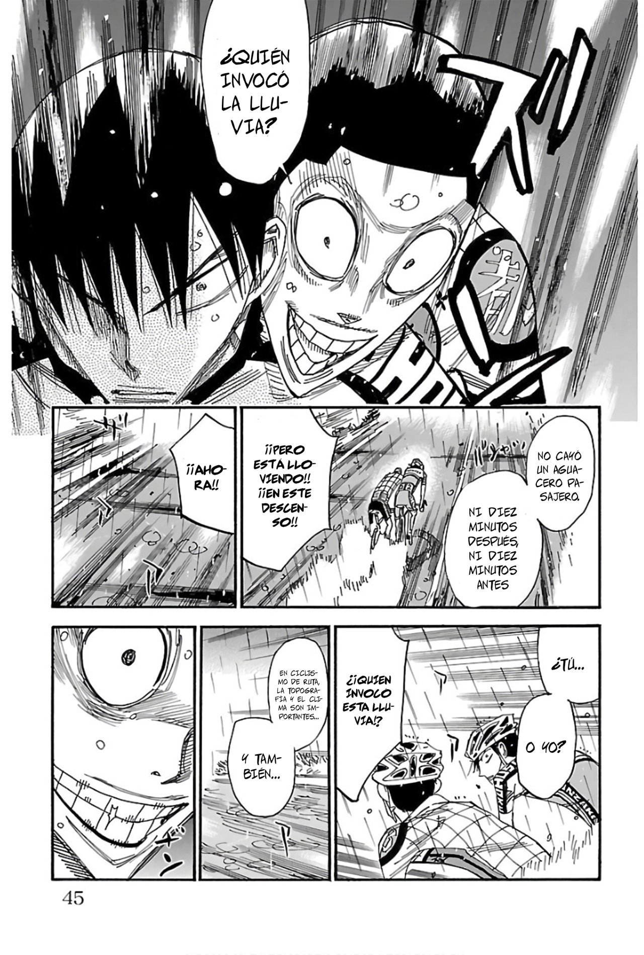 Yowamushi Pedal Capitulo 504: El viento cambia página 17