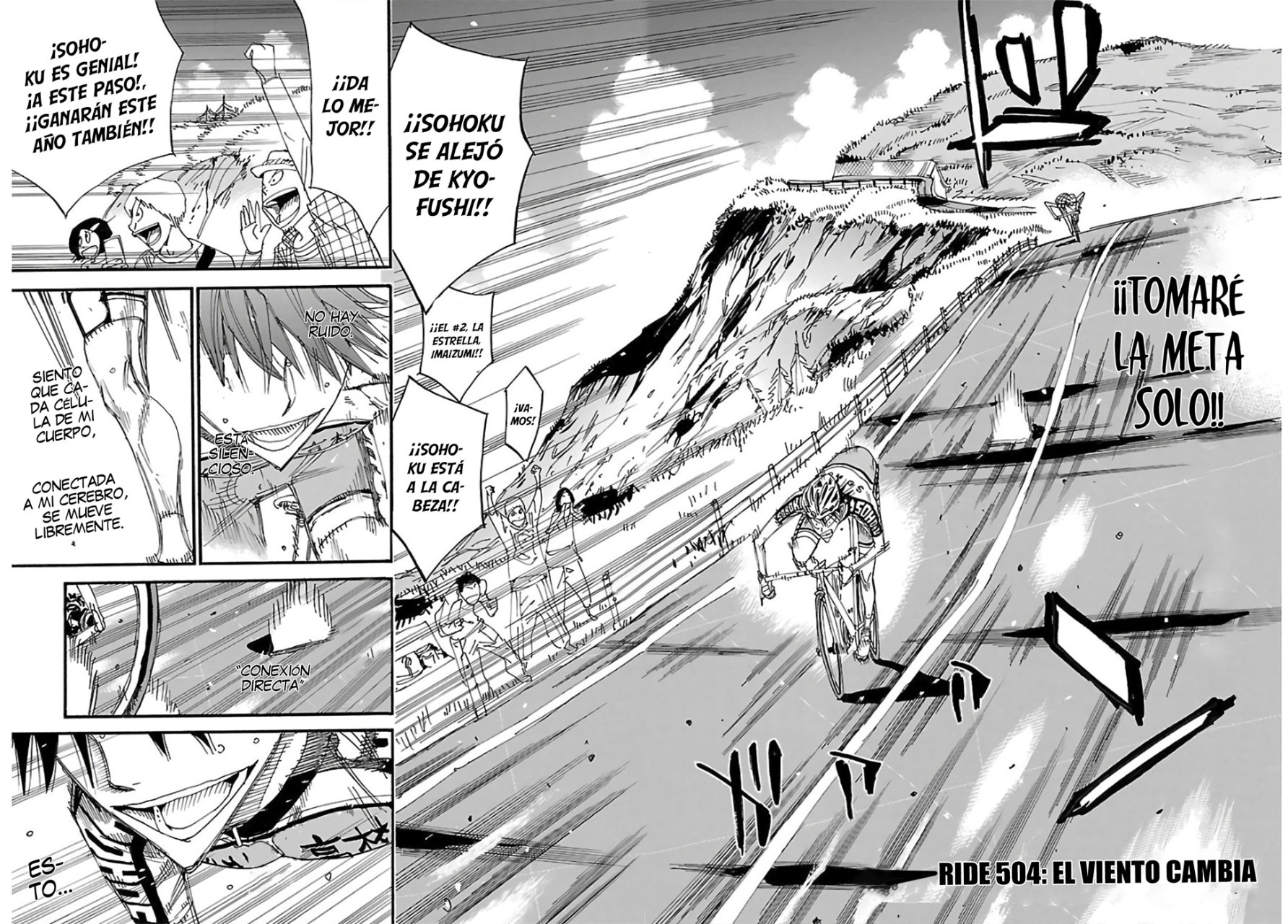 Yowamushi Pedal Capitulo 504: El viento cambia página 3