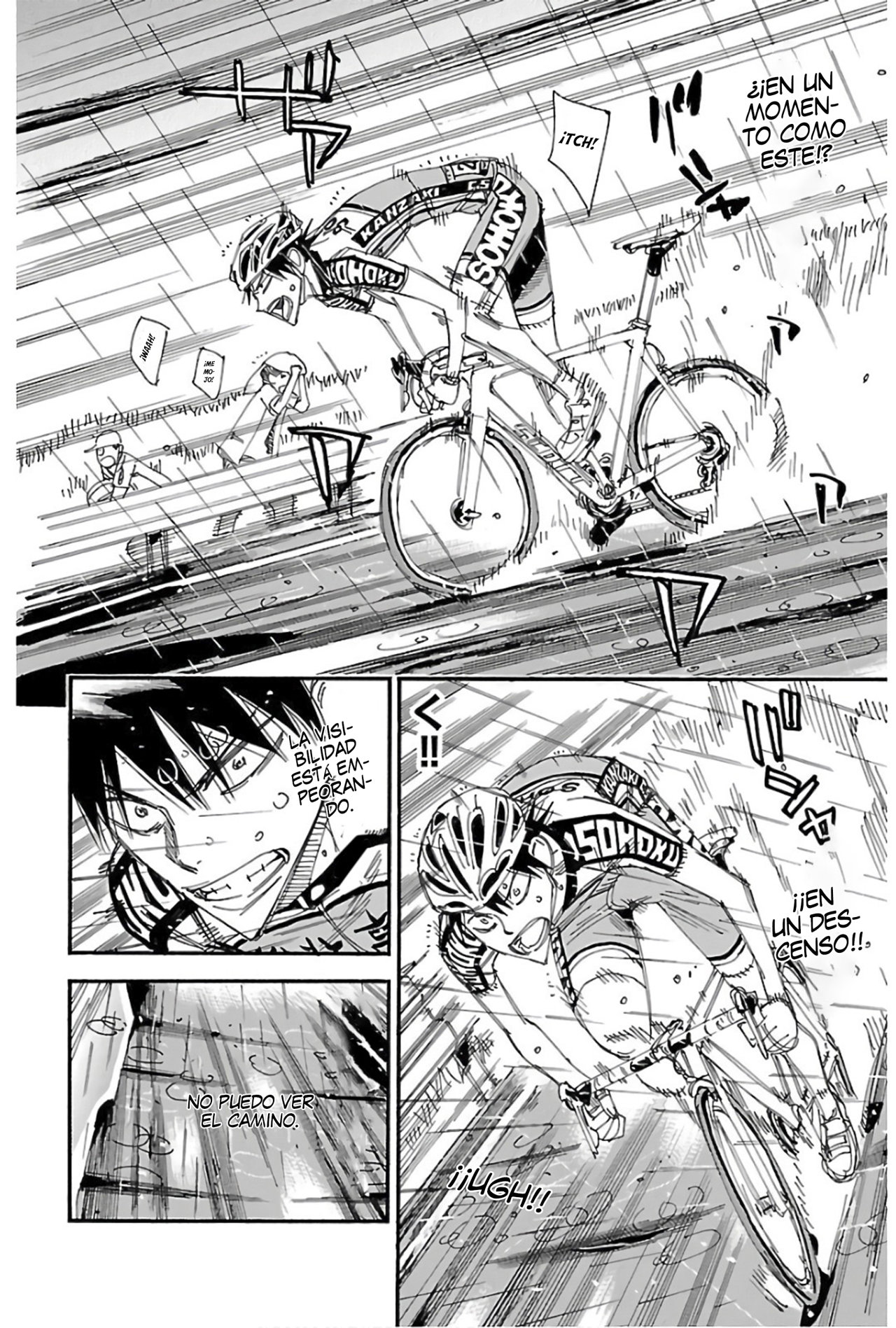 Yowamushi Pedal Capitulo 504: El viento cambia página 9