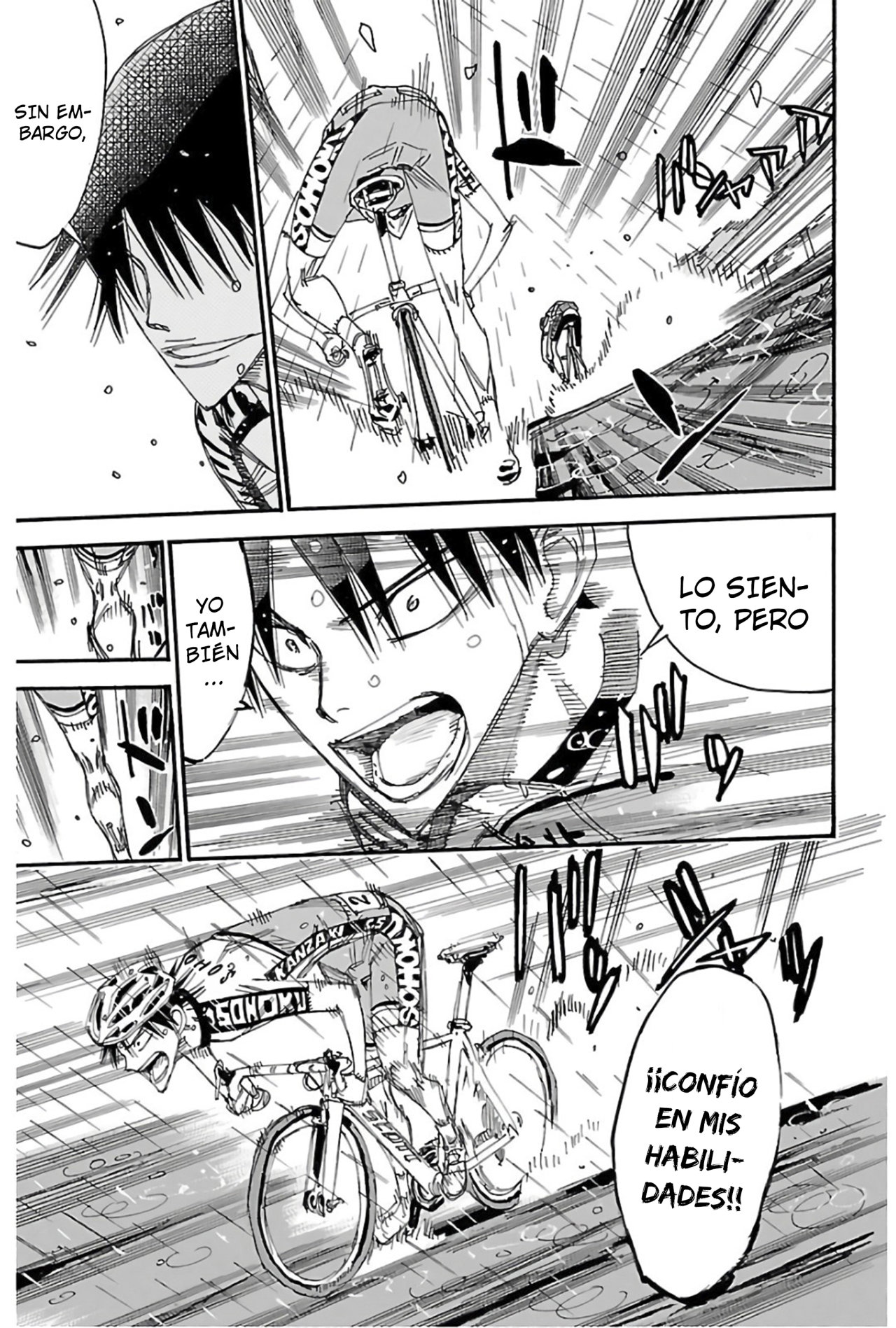 Yowamushi Pedal Capitulo 505: El descenso lluvioso página 11