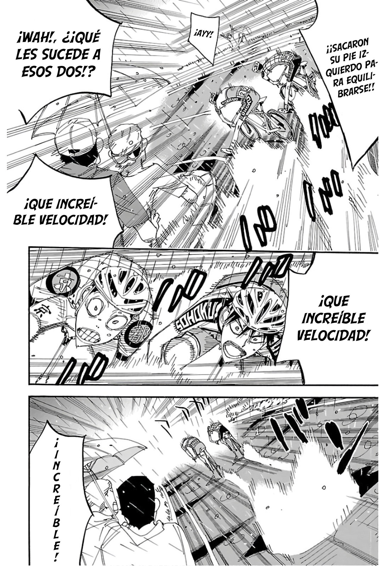 Yowamushi Pedal Capitulo 505: El descenso lluvioso página 15